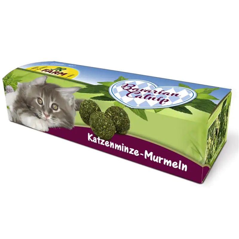 JR Cat Bavarian Catnip Katzenminze-Murmeln 10 St.