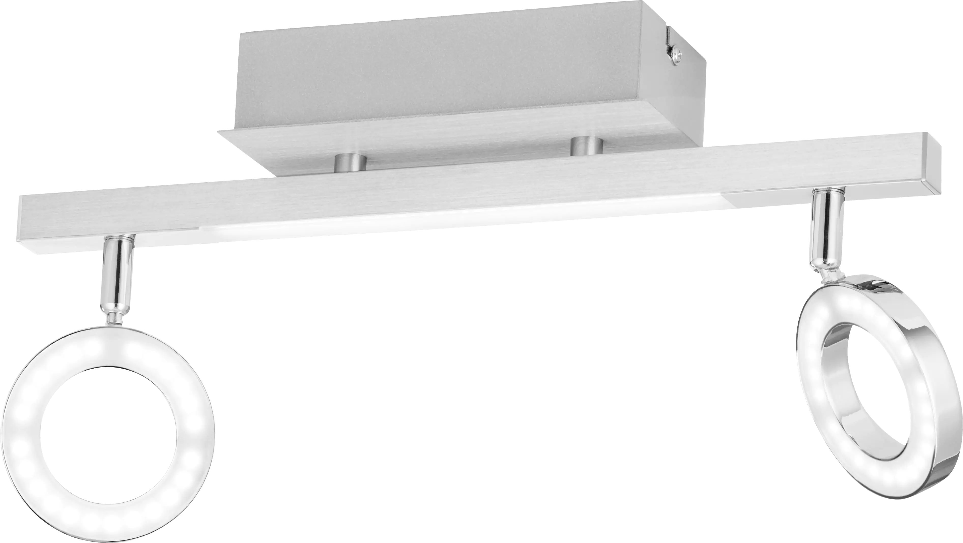 Eglo 2er LED Spot Cardillio 1 alu-chrom 39 x 8,5 cm warmweiß Eglo 2er LED Spot Cardillio 1 alu-chrom 39 x 8,5 cm warmweiß