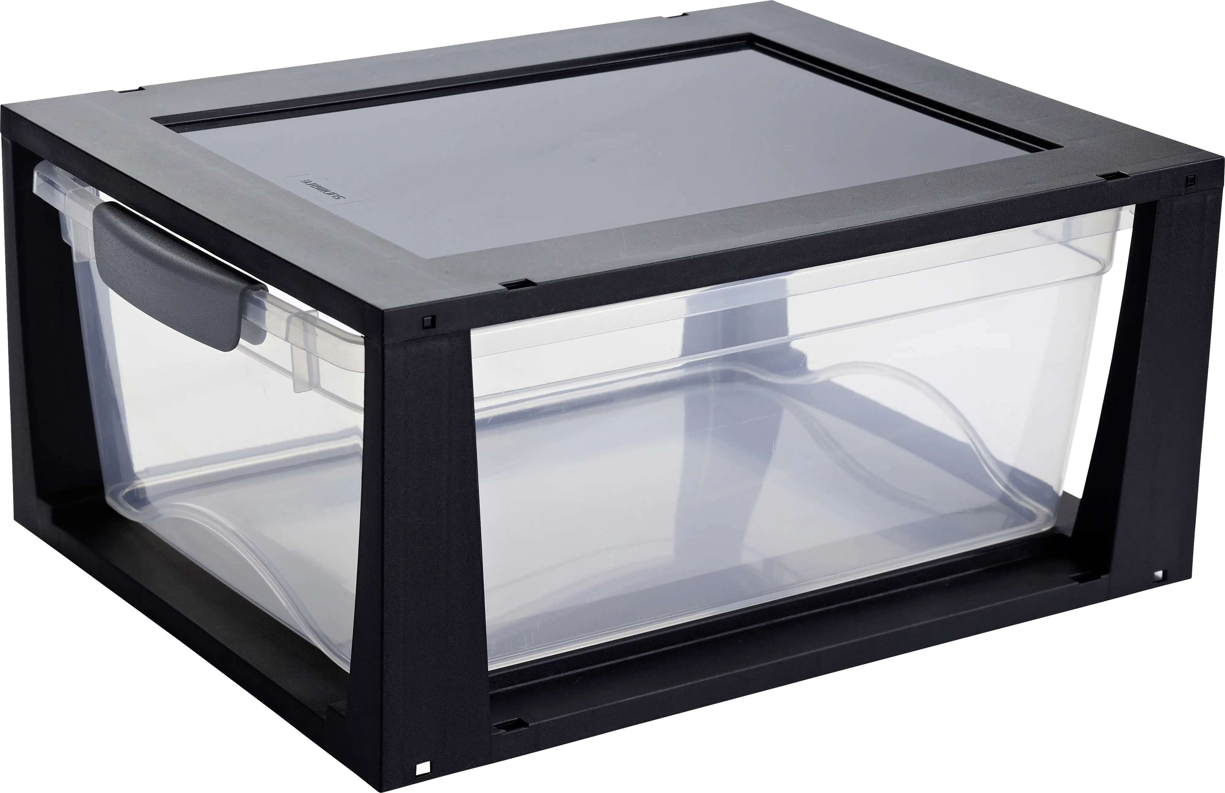 Sunware Omega Drawer unit 11L transparent schwarz Sunware Omega Drawer unit 11L transparent schwarz