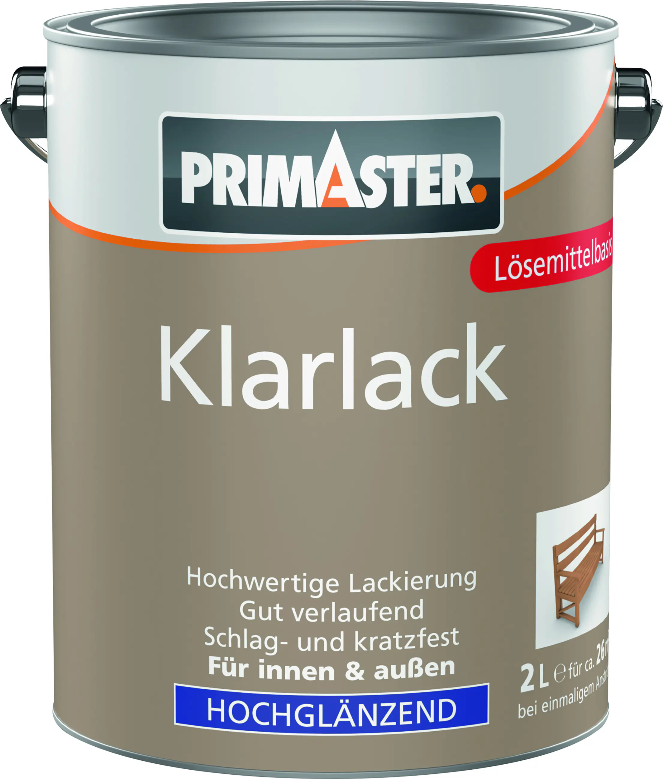 Primaster Klarlack 2 L farblos hochglänzend Primaster Klarlack 2 L farblos hochglänzend
