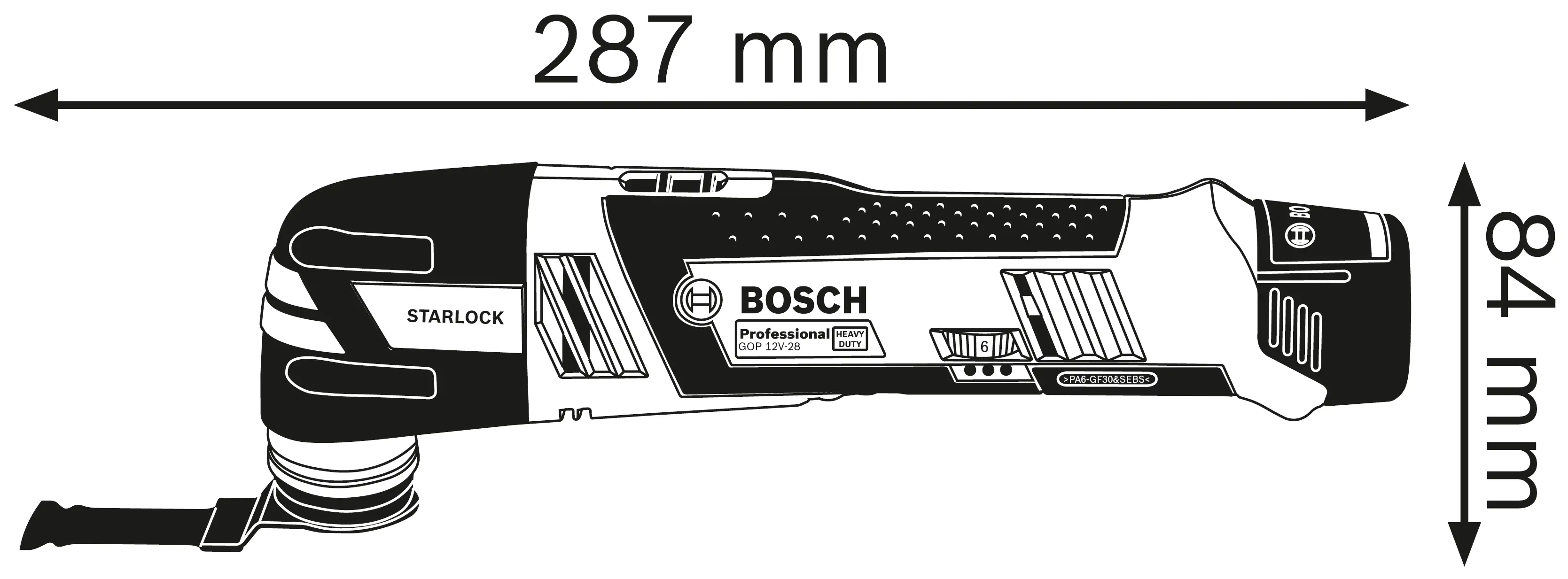 Bosch Professional Akku-Multi-Cutter GOP 12V-28 Solo