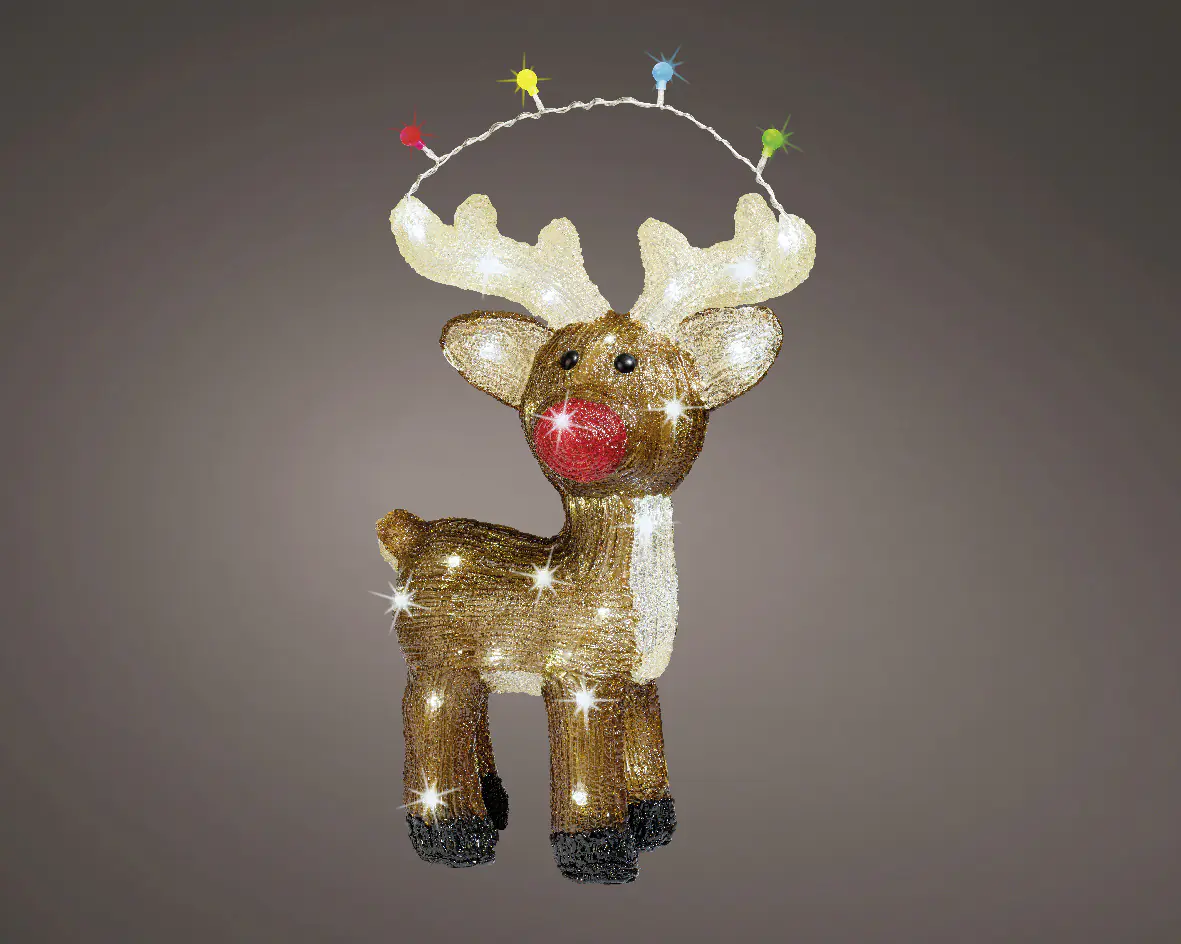 Kaemingk LED Rentier 17 x 33 x 47 cm für Außen Kaemingk LED Rentier 17 x 33 x 47 cm für Außen