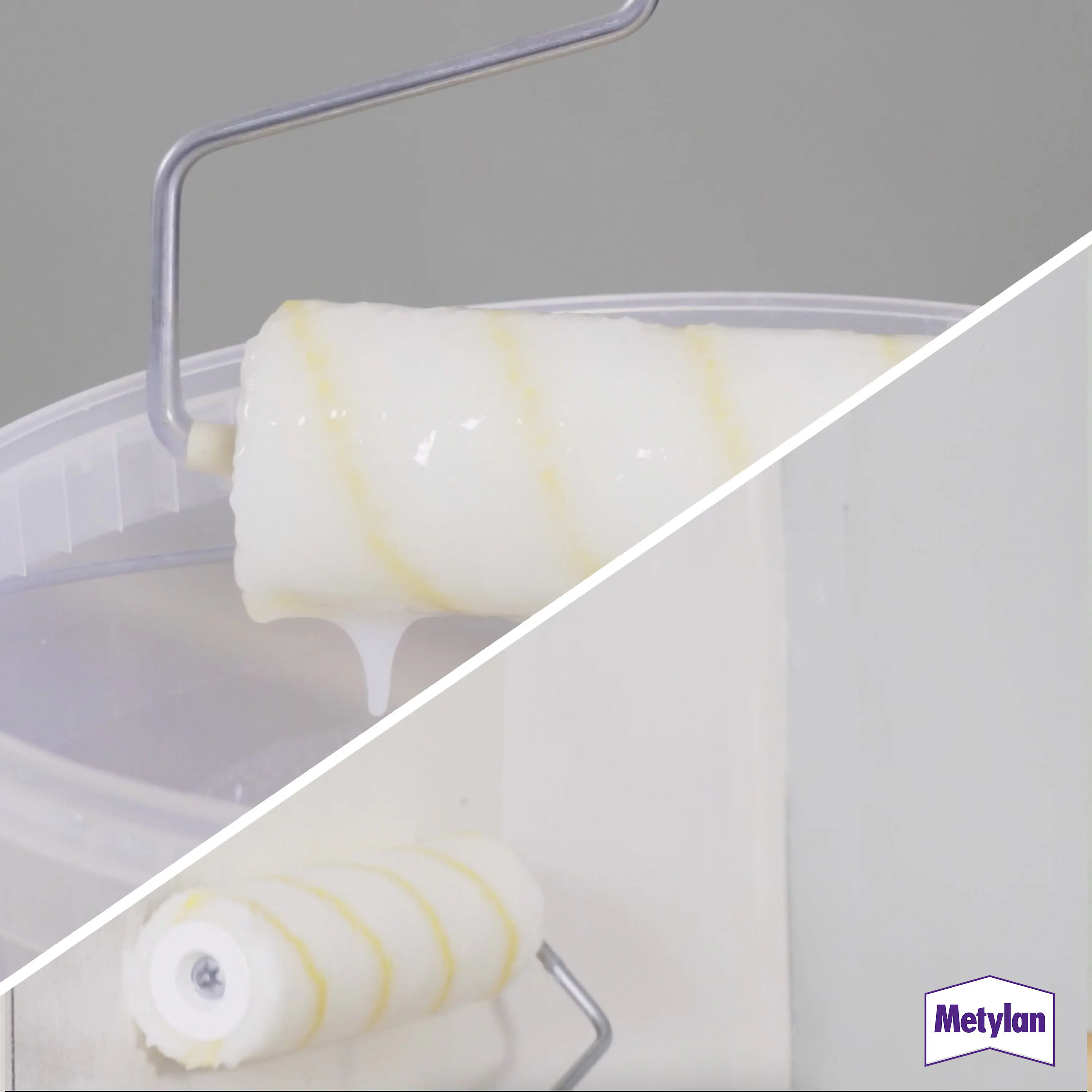 Metylan Renoviervlies & Glasfaser Tapetenkleister 500 g Paket, trocknet transparent