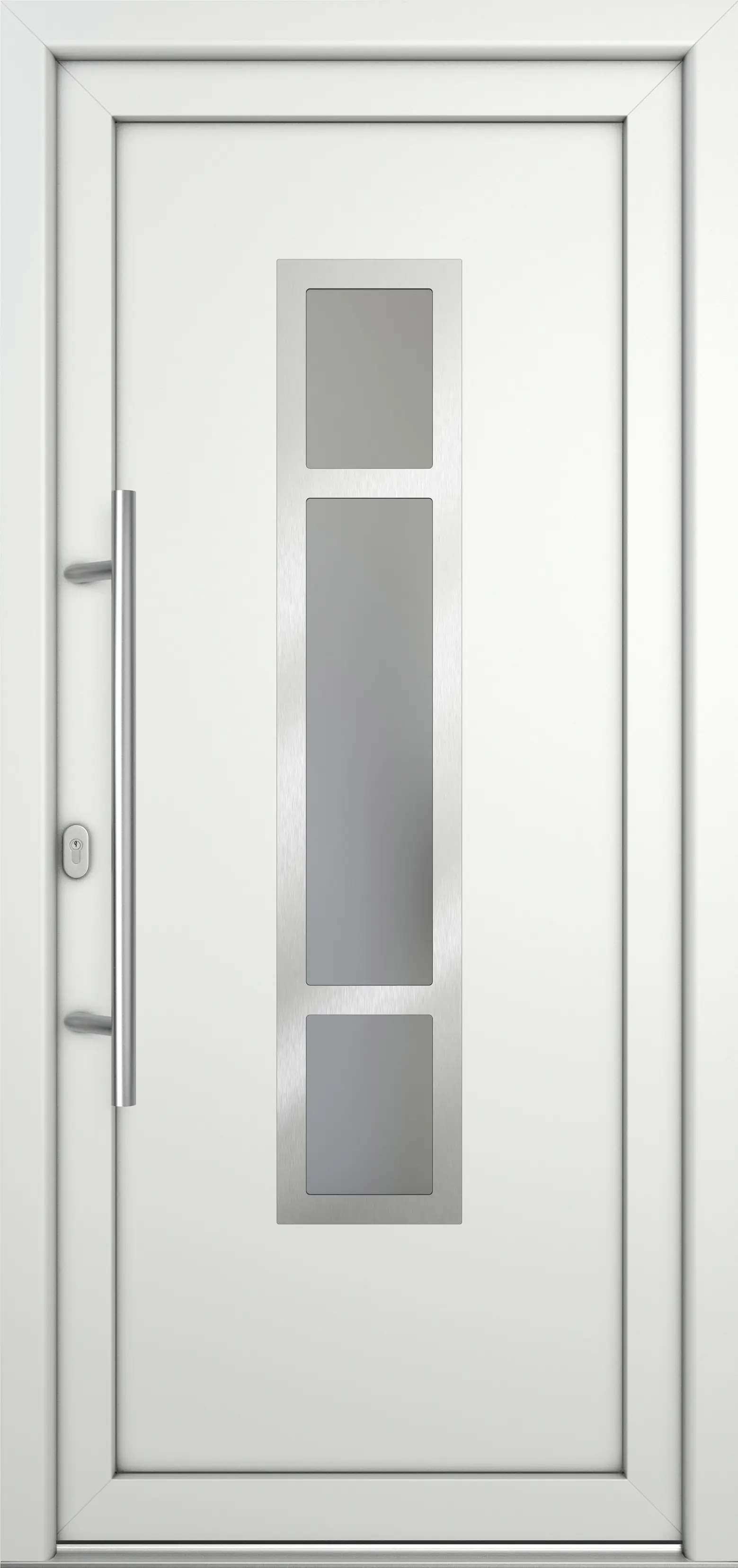 Meeth Haustür Signum Pro PVC Modell 87 108 x 200 cm DIN Links weiß