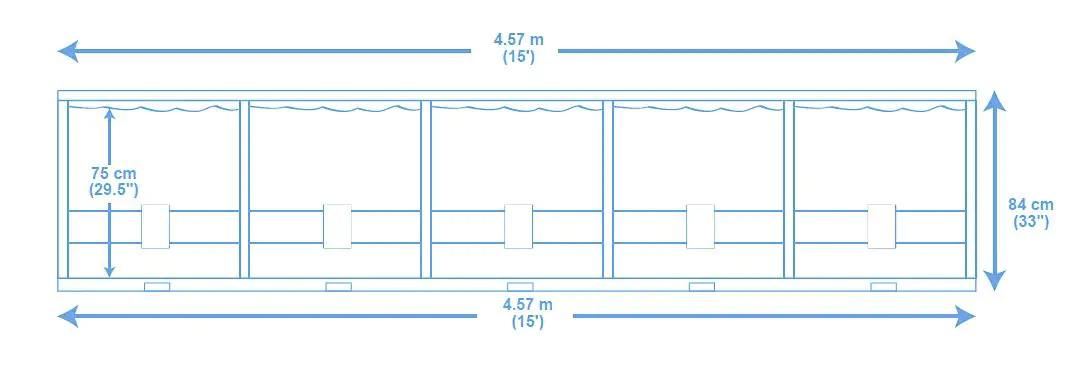 4895215108032_2634228 Summer Waves Rundpool Active Frame Ø 457 x 84 cm, blau