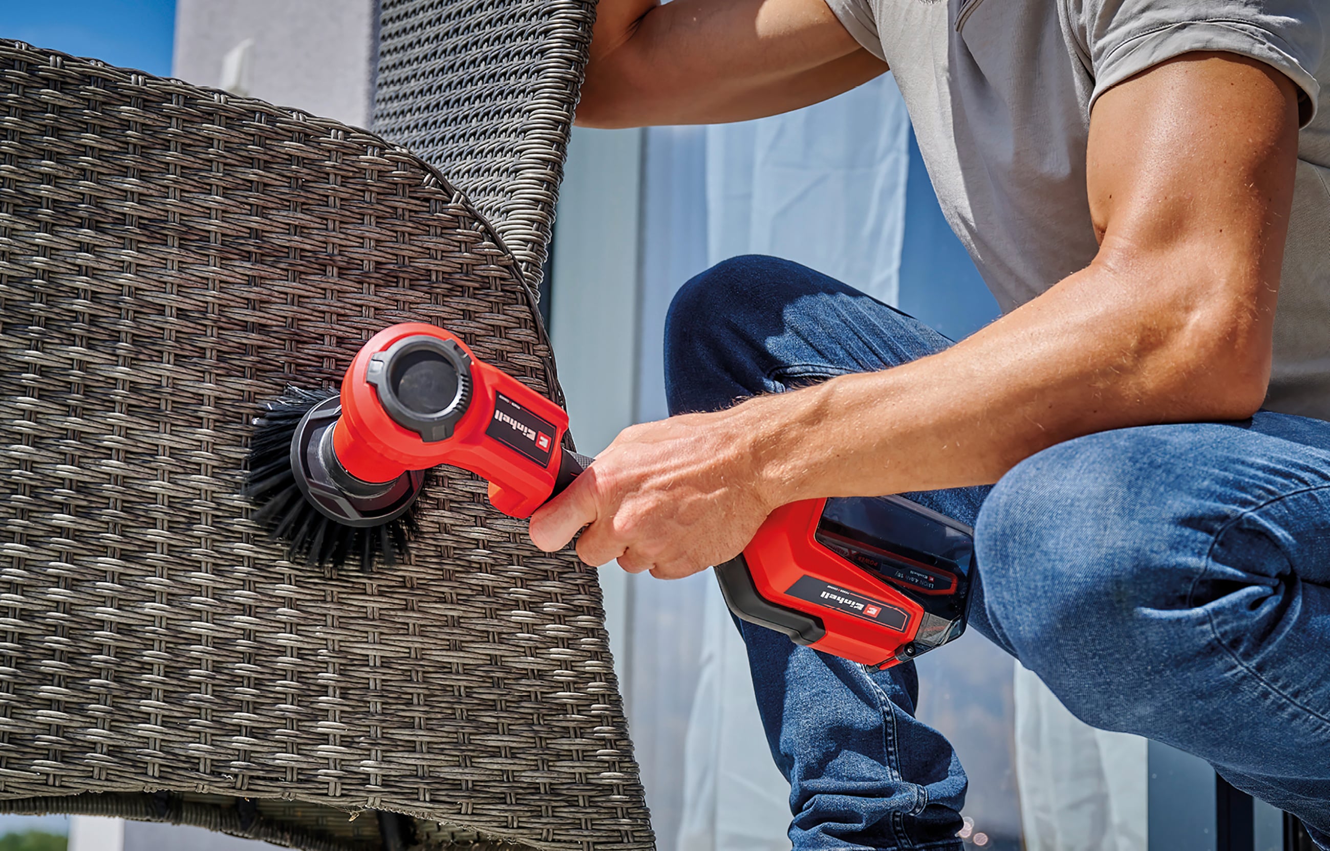 Einhell Oberflächenbürsten-Aufsatz Soft 120/50