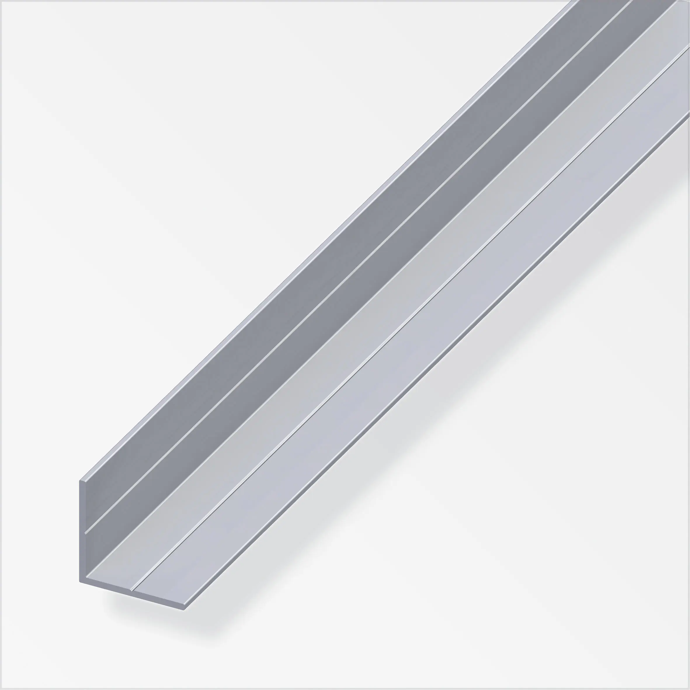 alfer Winkel 1 m, 15.5 x 1.5 mm Aluminium roh blank