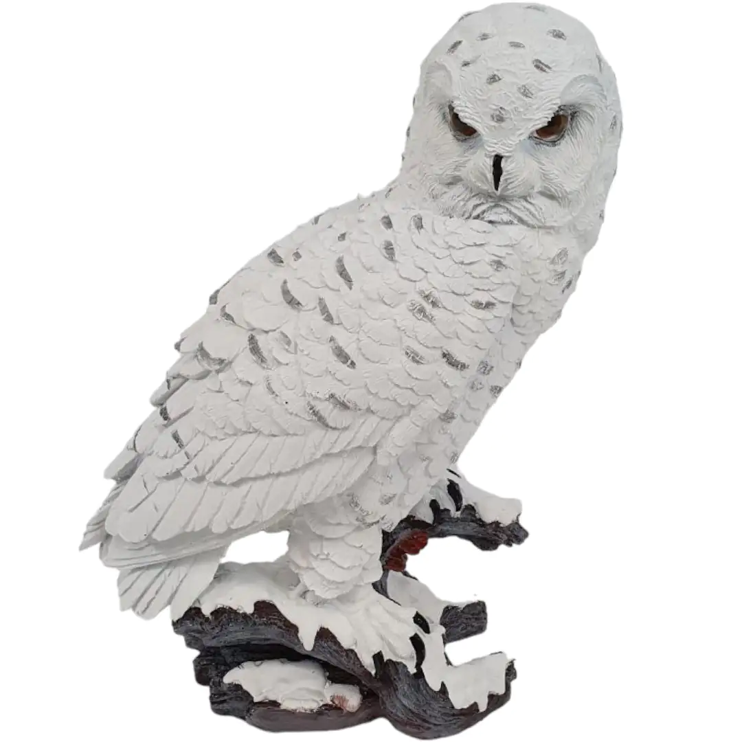Dekofigur Schneeeule 43 x 32 x 18 cm 