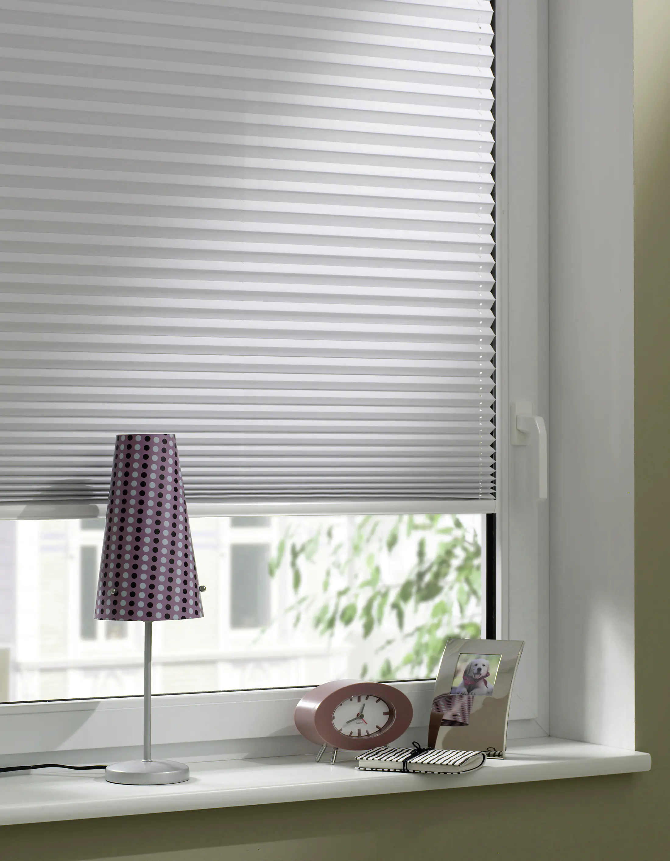 Gardinia EasyFix Plissee Thermo weiß, 80 x 130 cm