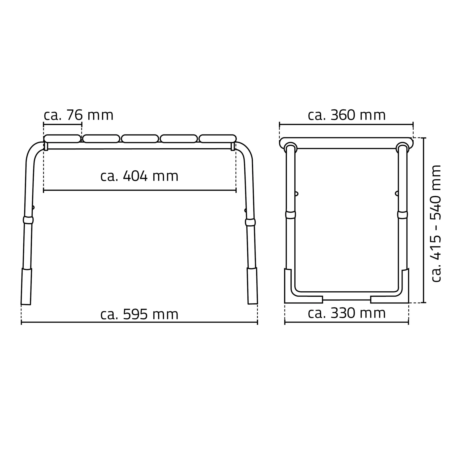 Ridder Bad-Hocker Pro, natur, höhenverstellbar,