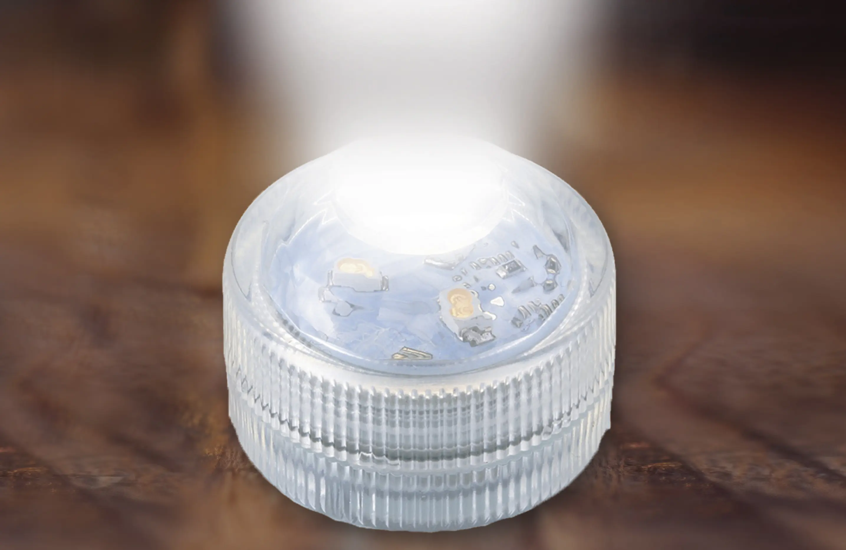 Saico LED-Teelicht mit Timer Ø 3 x 2 cm warmweiß 2er Pack