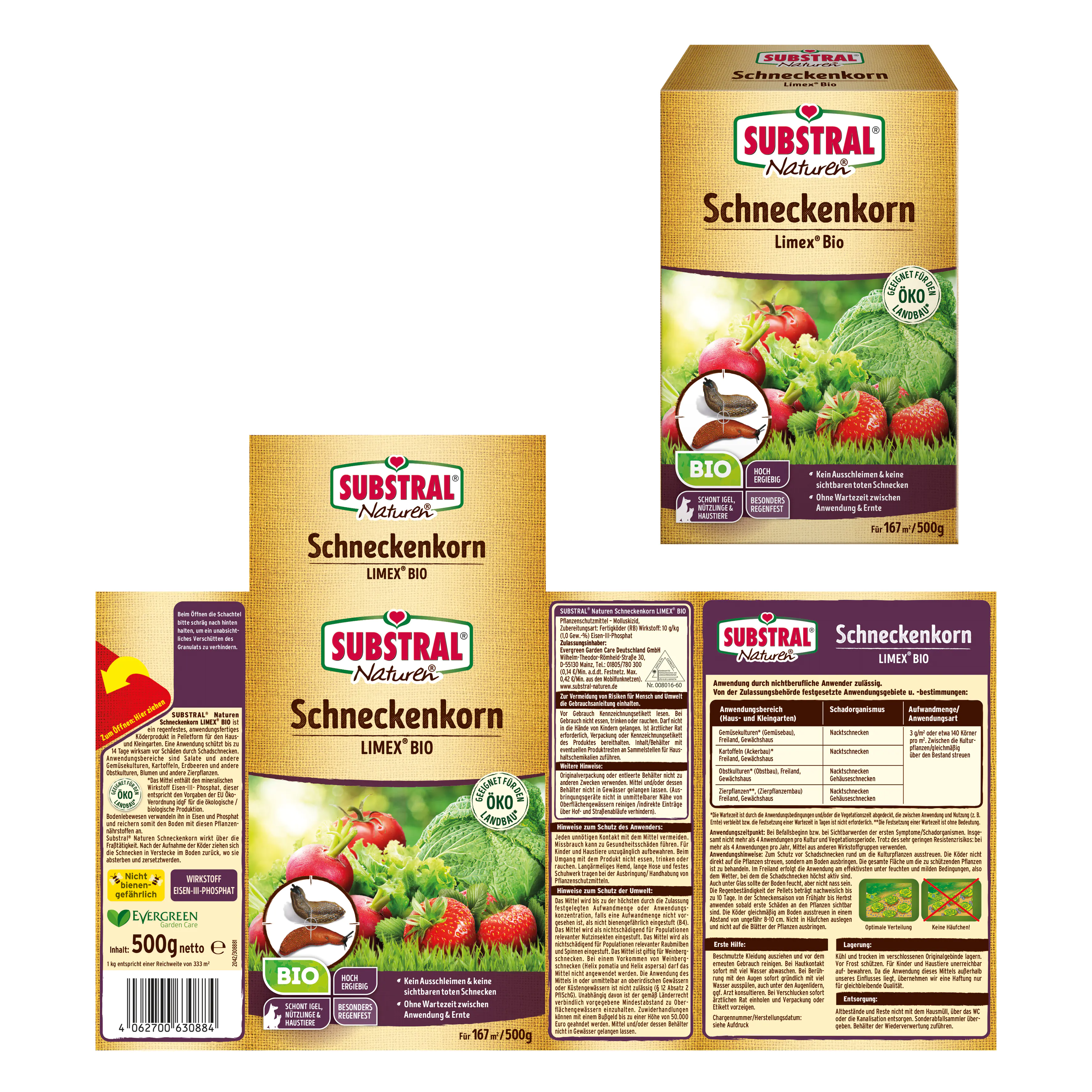 Substral Naturen Schneckenkorn Limex Bio 500g