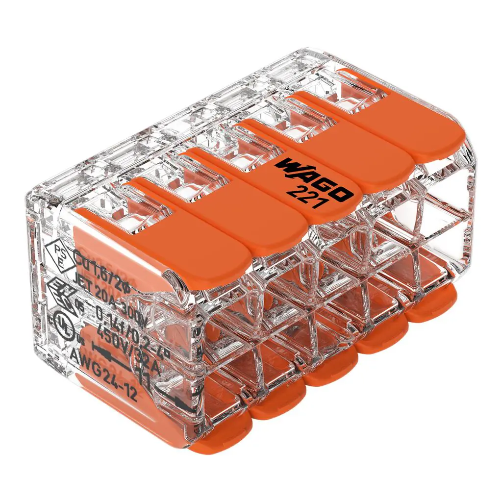 Wago Compact Hebelklemme 10 Leiter 0,14 - 4 mm² - 5 Stück