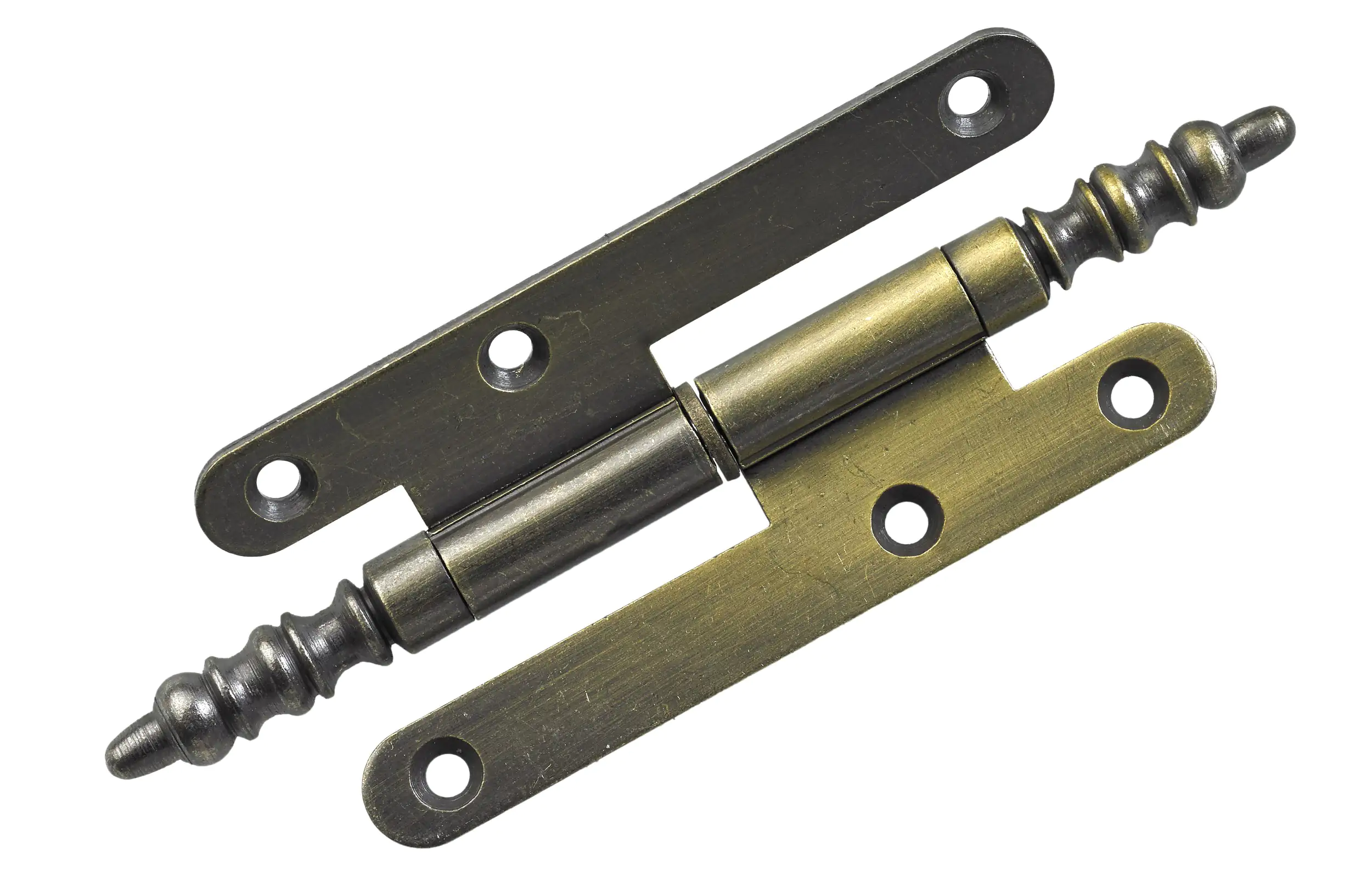 Hettich Türband mit Zierkopf 55 x 110 mm rechts brüniert - 1 Stück