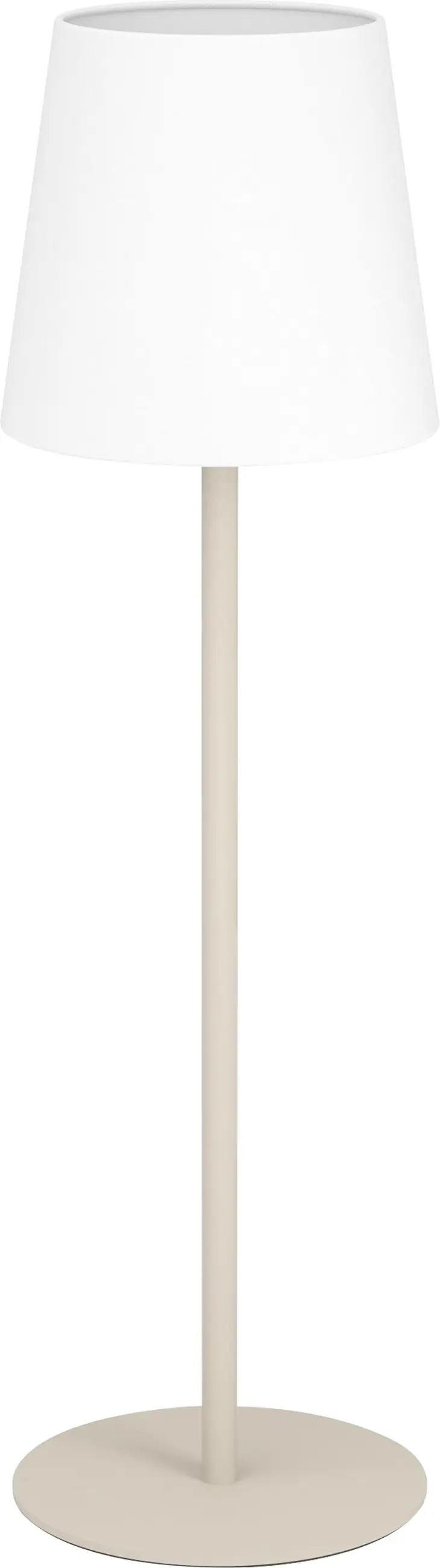 Eglo Tischleuchte Fiorana sandfarben weiß 53 x 15 cm E14