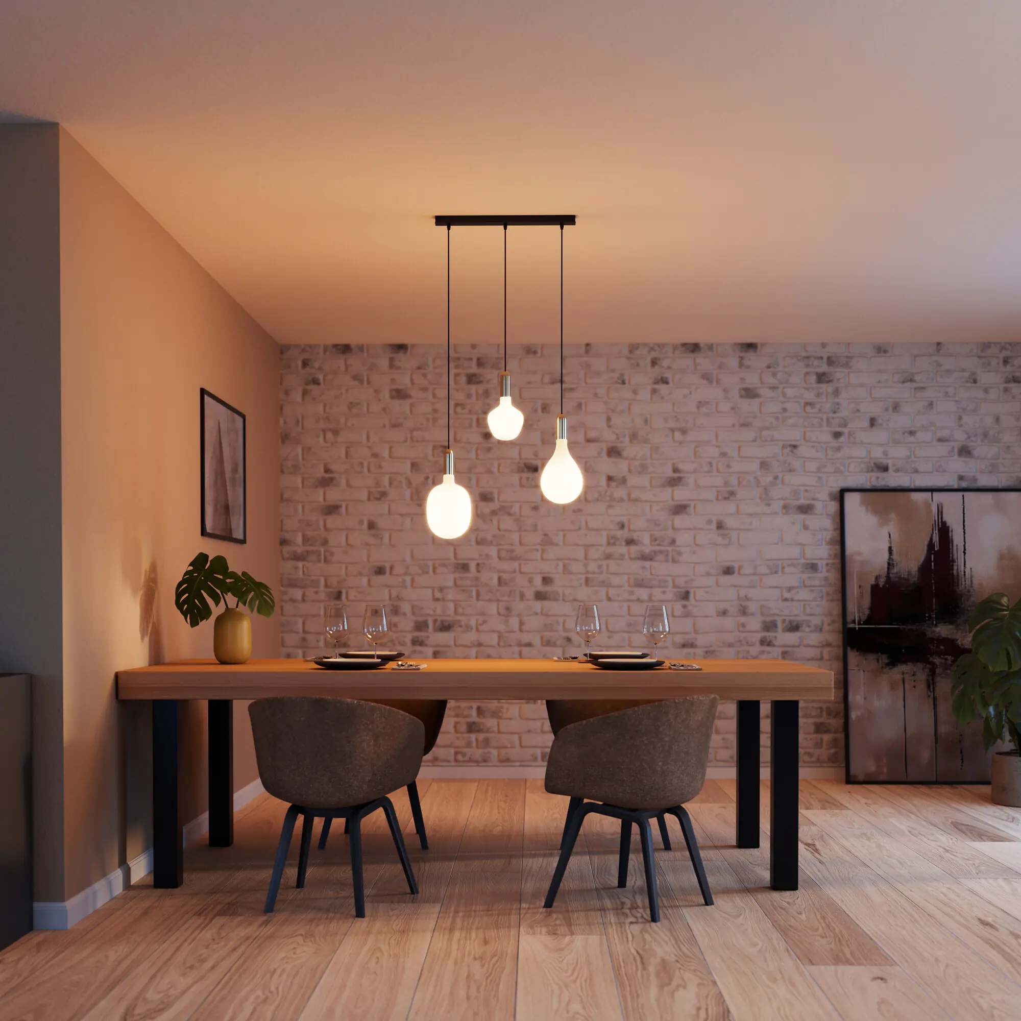 Osram Pendelleuchte 1906 Pendulum 164 cm gold