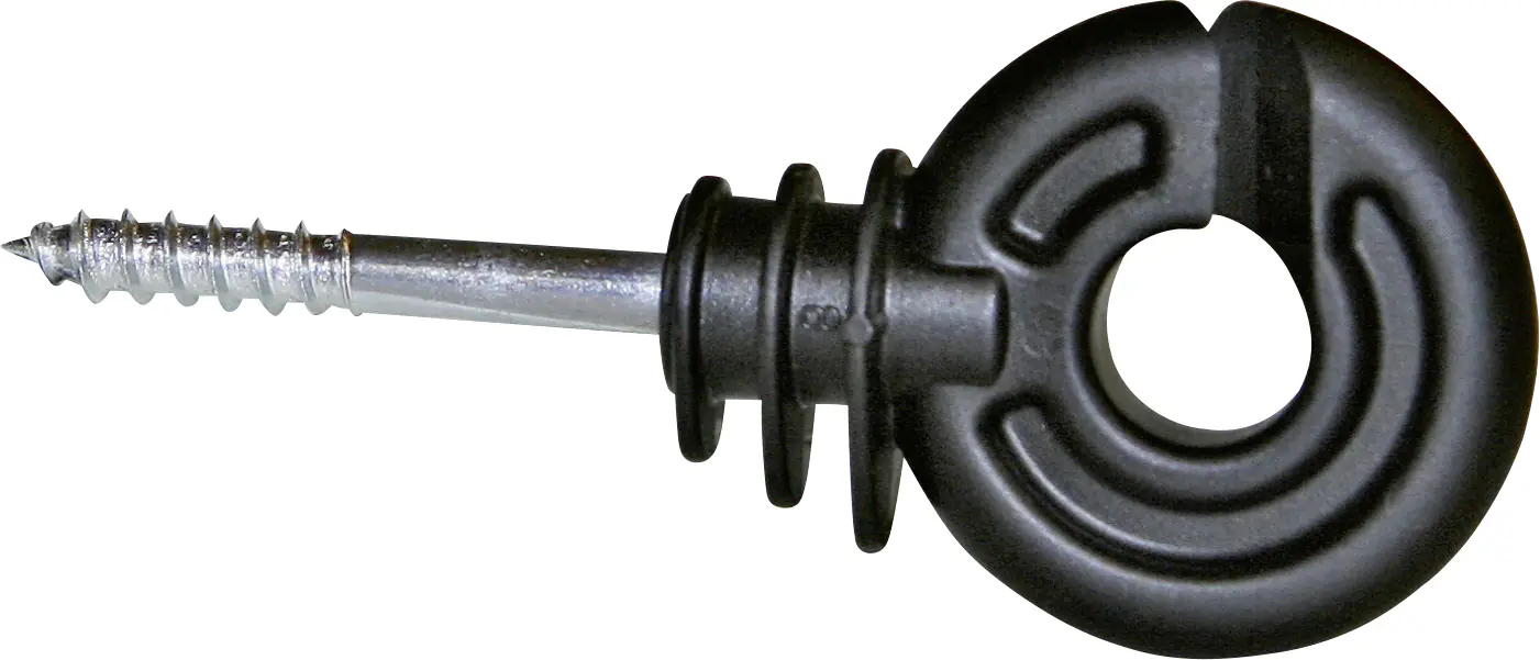 Kerbl Ringisolator kompakt schwarz 25 Stück