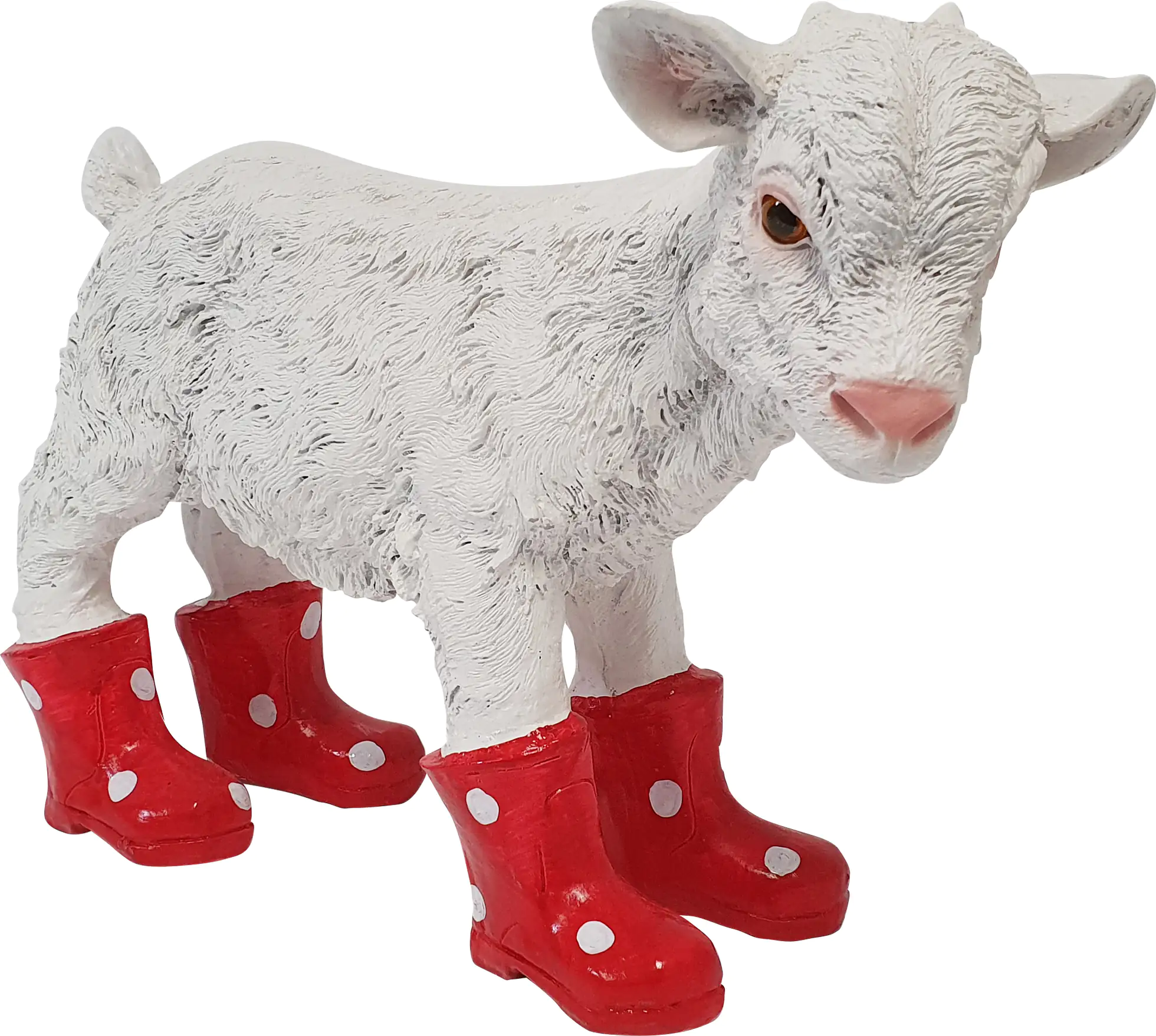 Dekofigur Ziege rot 32 x 42 x 20 cm
