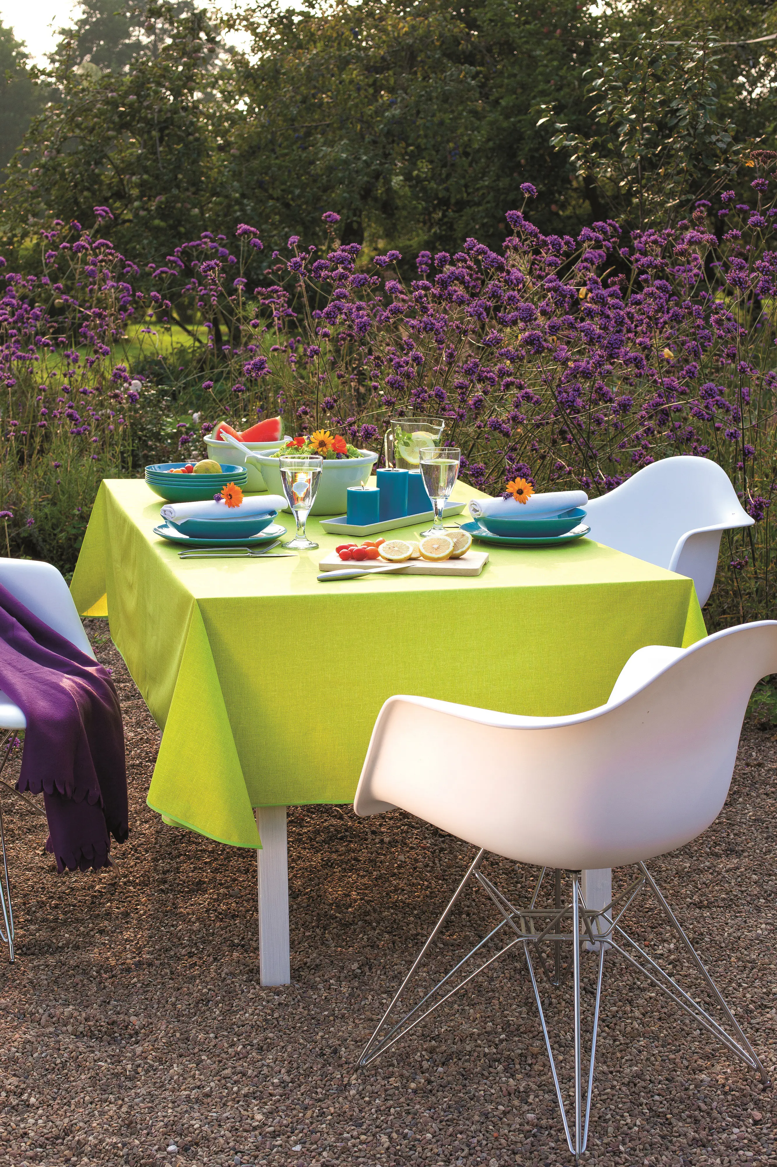 d-c-fix Tischdecke Nizza Collin limone 140 cm 