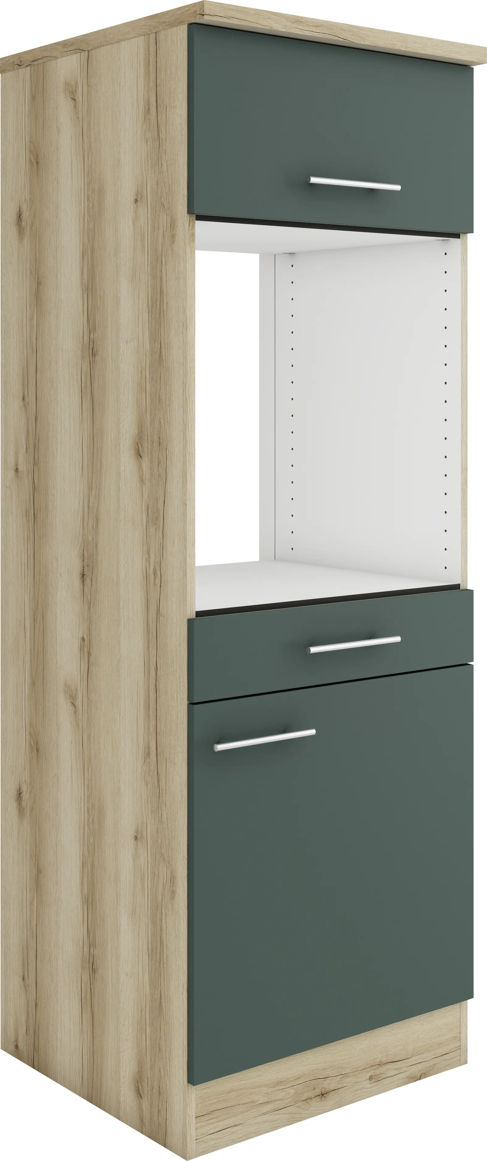 Optifit Midischrank Savona 405 steingrün/eiche 60 cm 