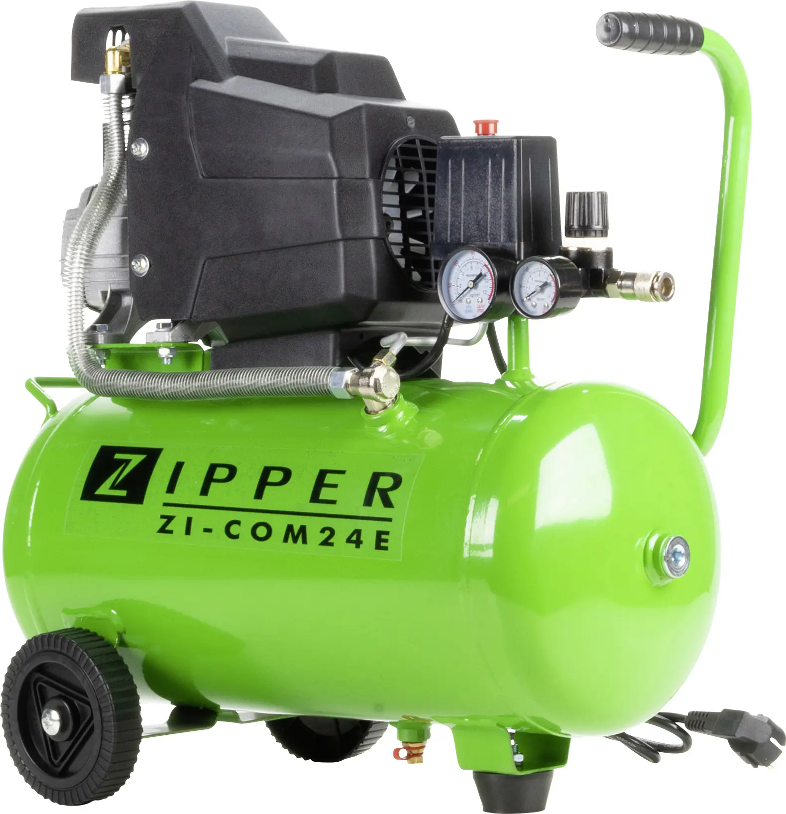 Zipper Kompressor ZI-COM24E 24 l mit Schnellkupplung