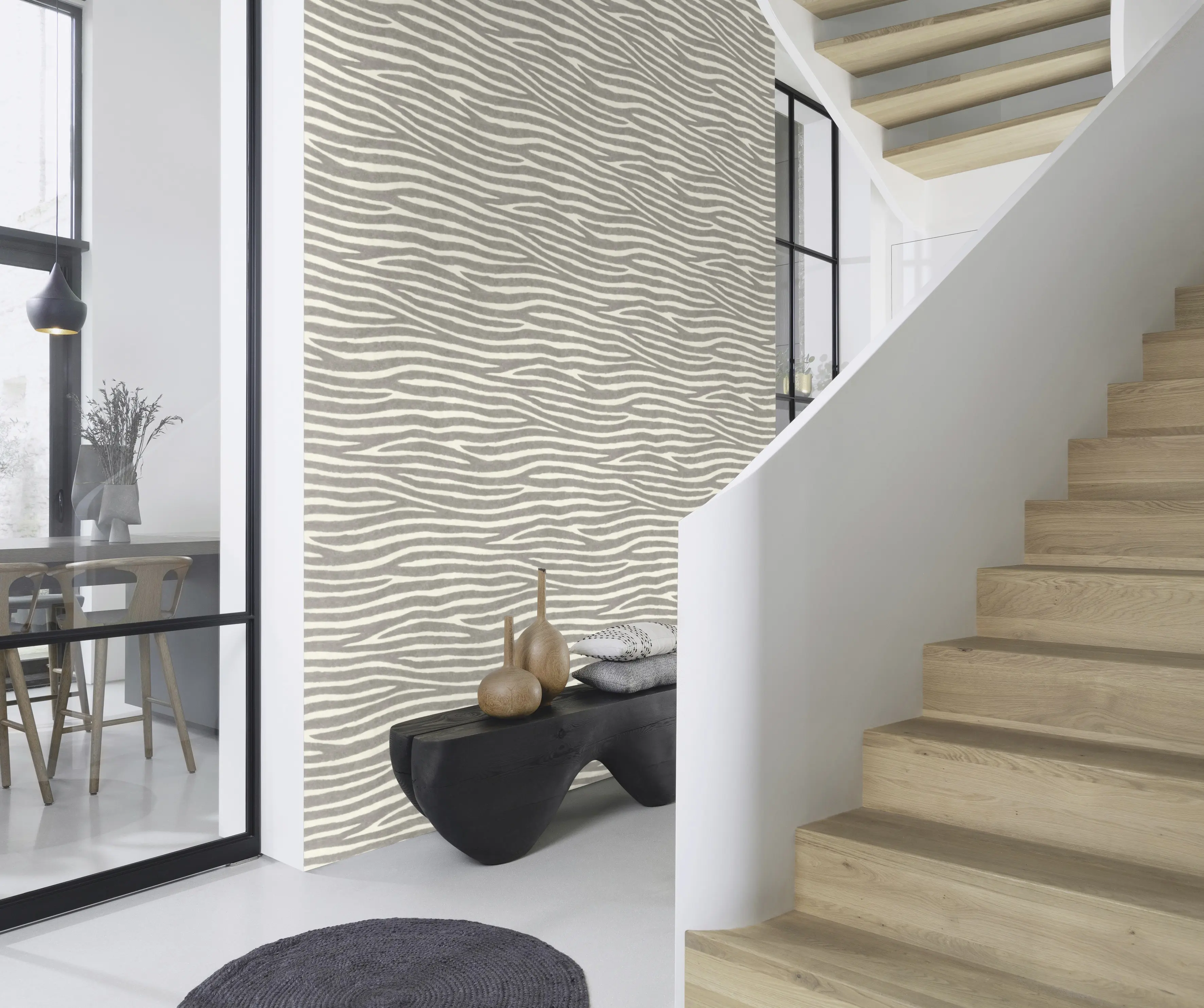 Rasch Vliestapete 751734 Grau-Hellgrau Muster & Motive 10,05 m x 0,53 m