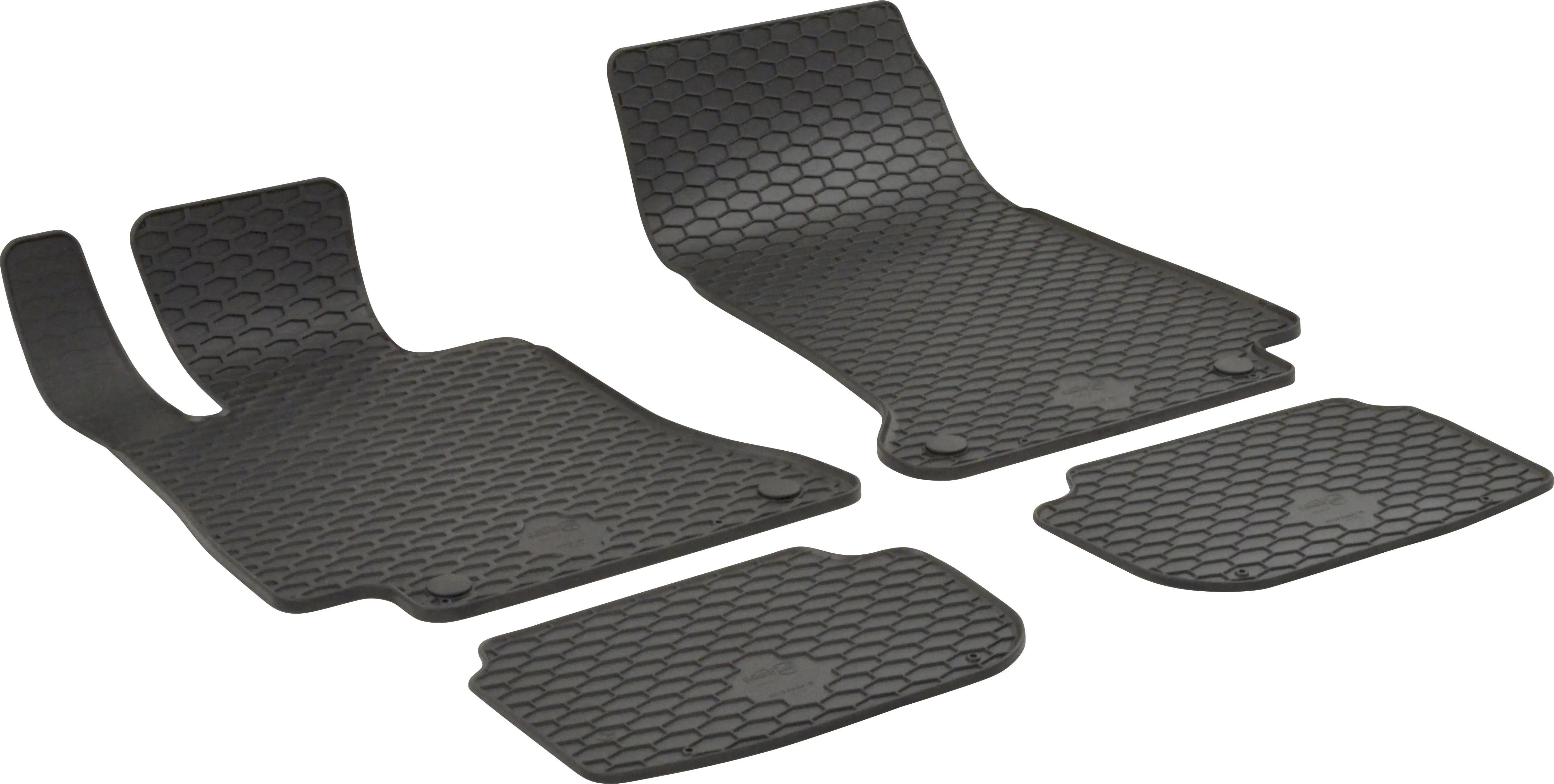 Walser Passform Fußmatten Gummi RubberLine für Mercedes-Benz E-Klasse coupe (C238)