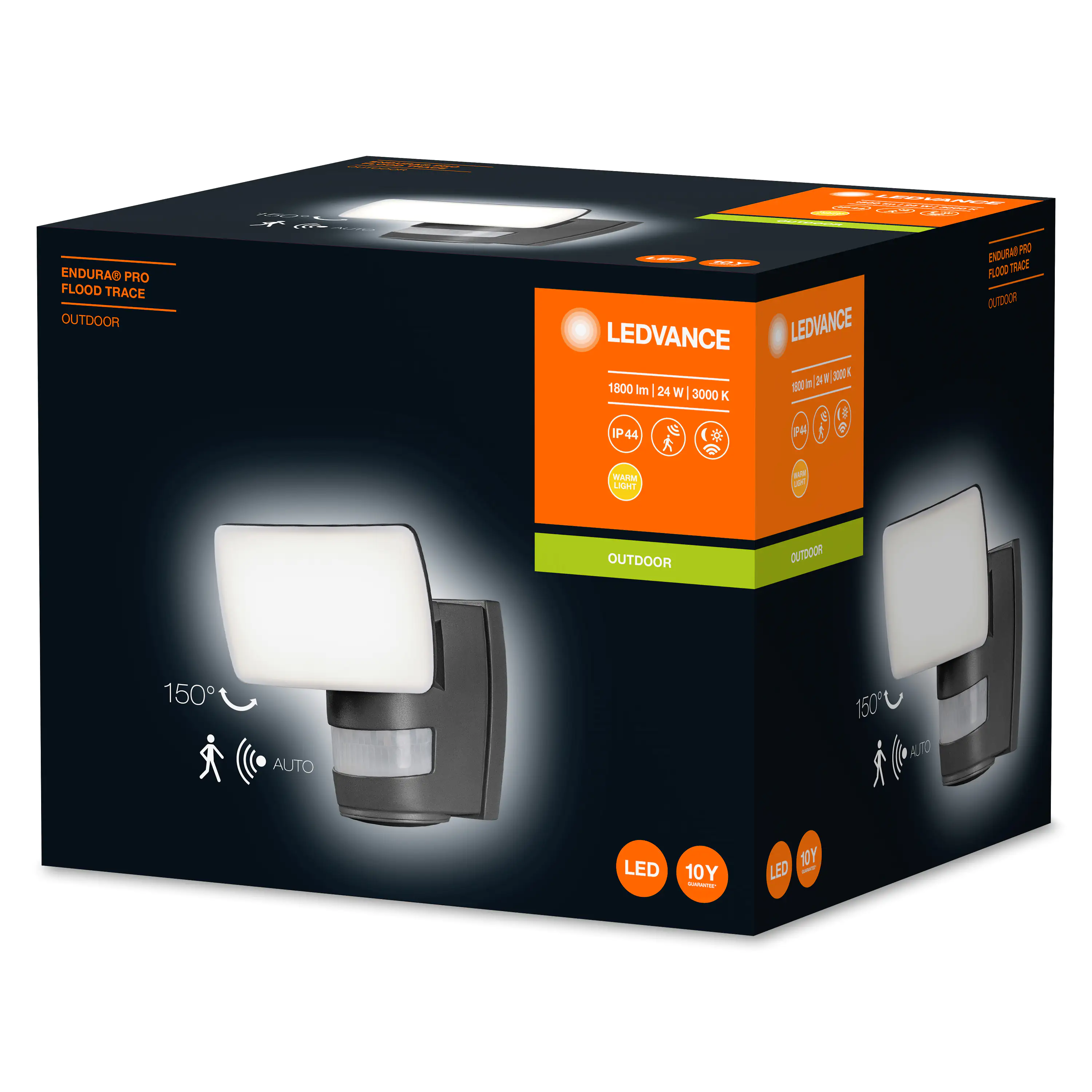4058075478138_1 Ledvance LED Außenstrahler Endura Pro Flood Trace Bewegungsmelder