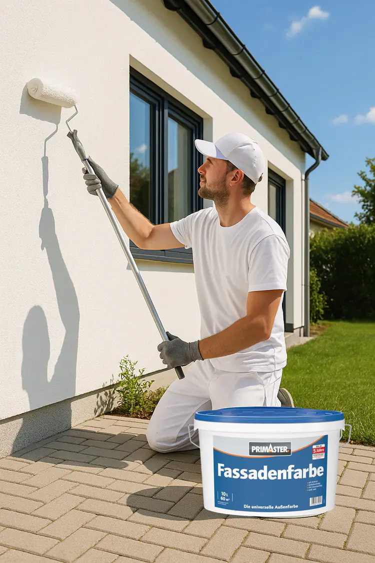 Primaster Fassadenfarbe 10 L weiß matt
