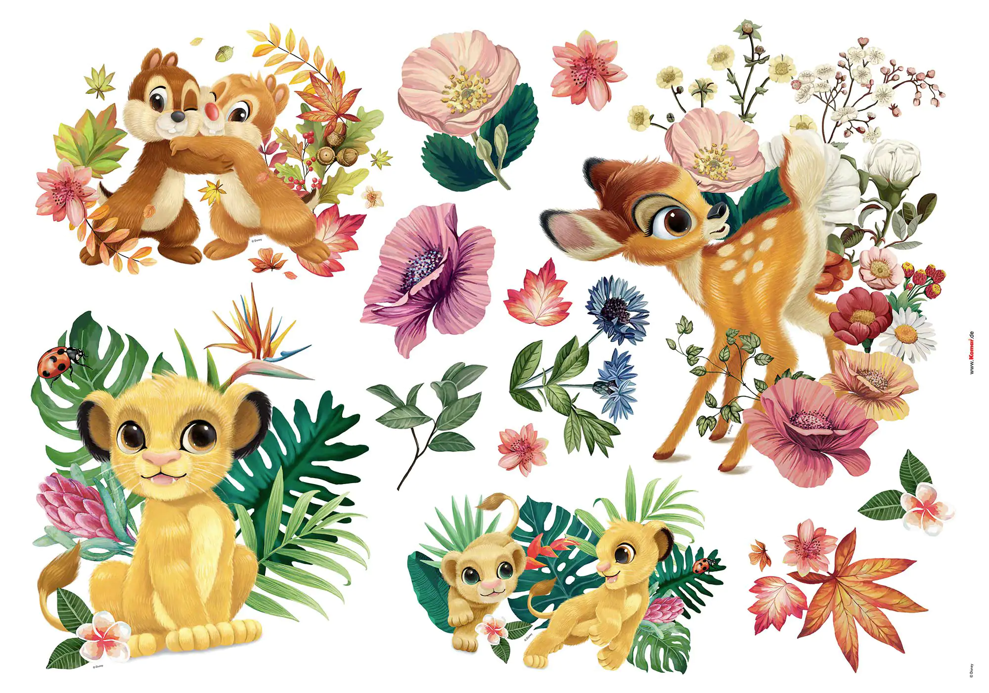 Komar Decosticker Nature 100 x 70 cm Komar Decosticker Nature 100 x 70 cm