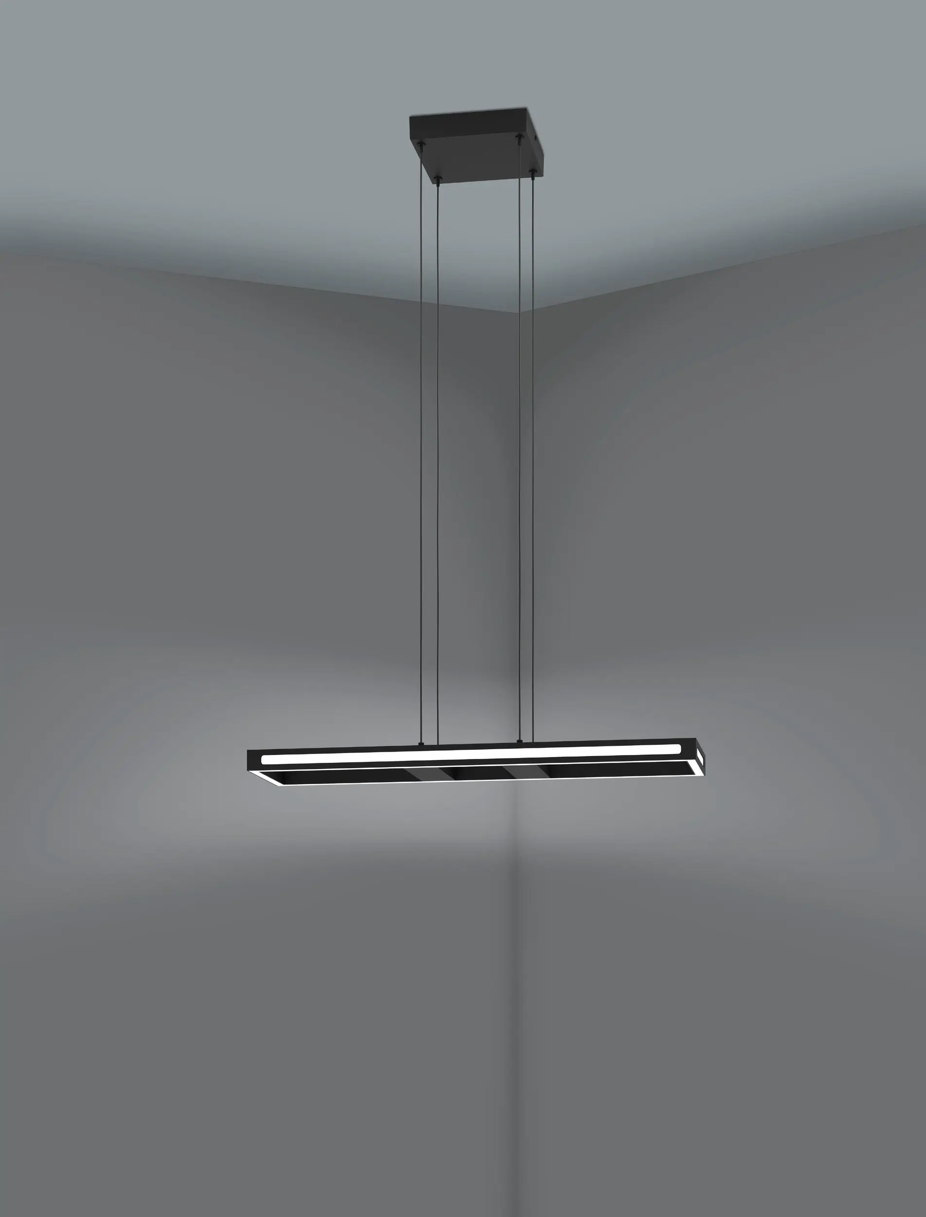 Eglo Connect LED Pendelleuchte Salvilanas-Z schwarz 77 x 20 x 110 cm