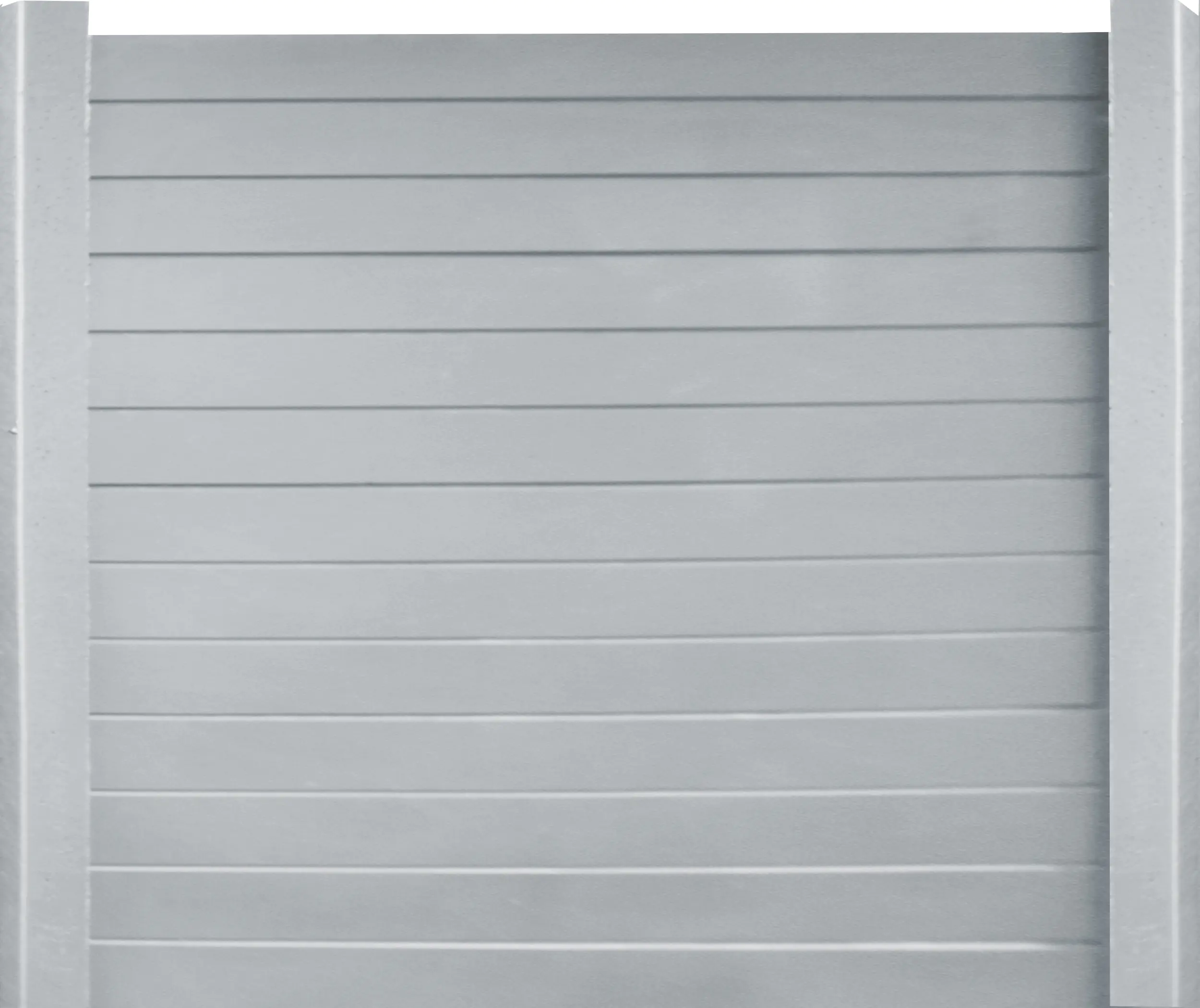 Betonzaun Grundset Prestige mit Anfangs und Endpfosten 235 cm 