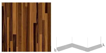 Getalit Innenecke 90° Plus 35 x 35 x 35 mm Butcherblock-Optik