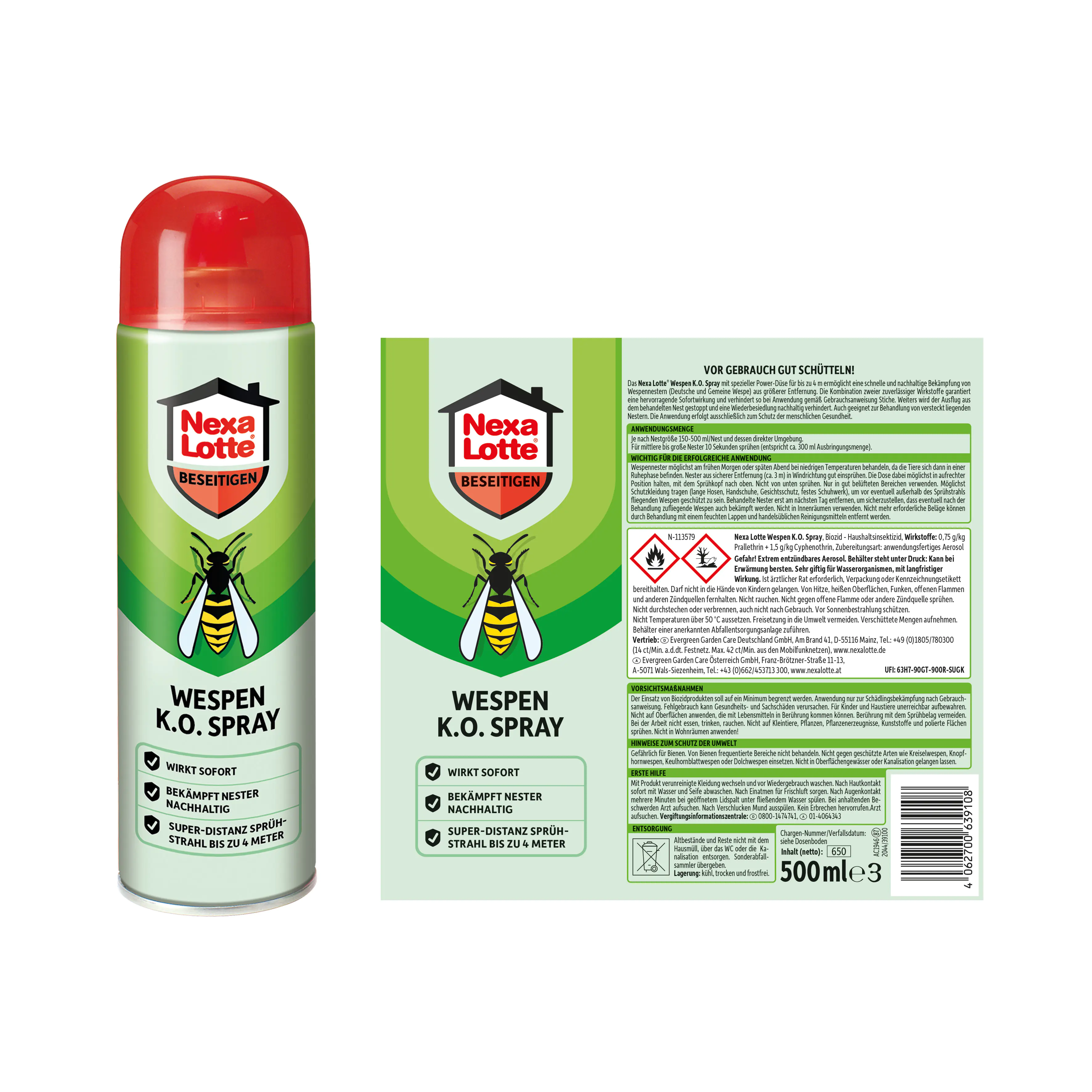 Nexa Lotte Wespen K.O. Spray 500 ml