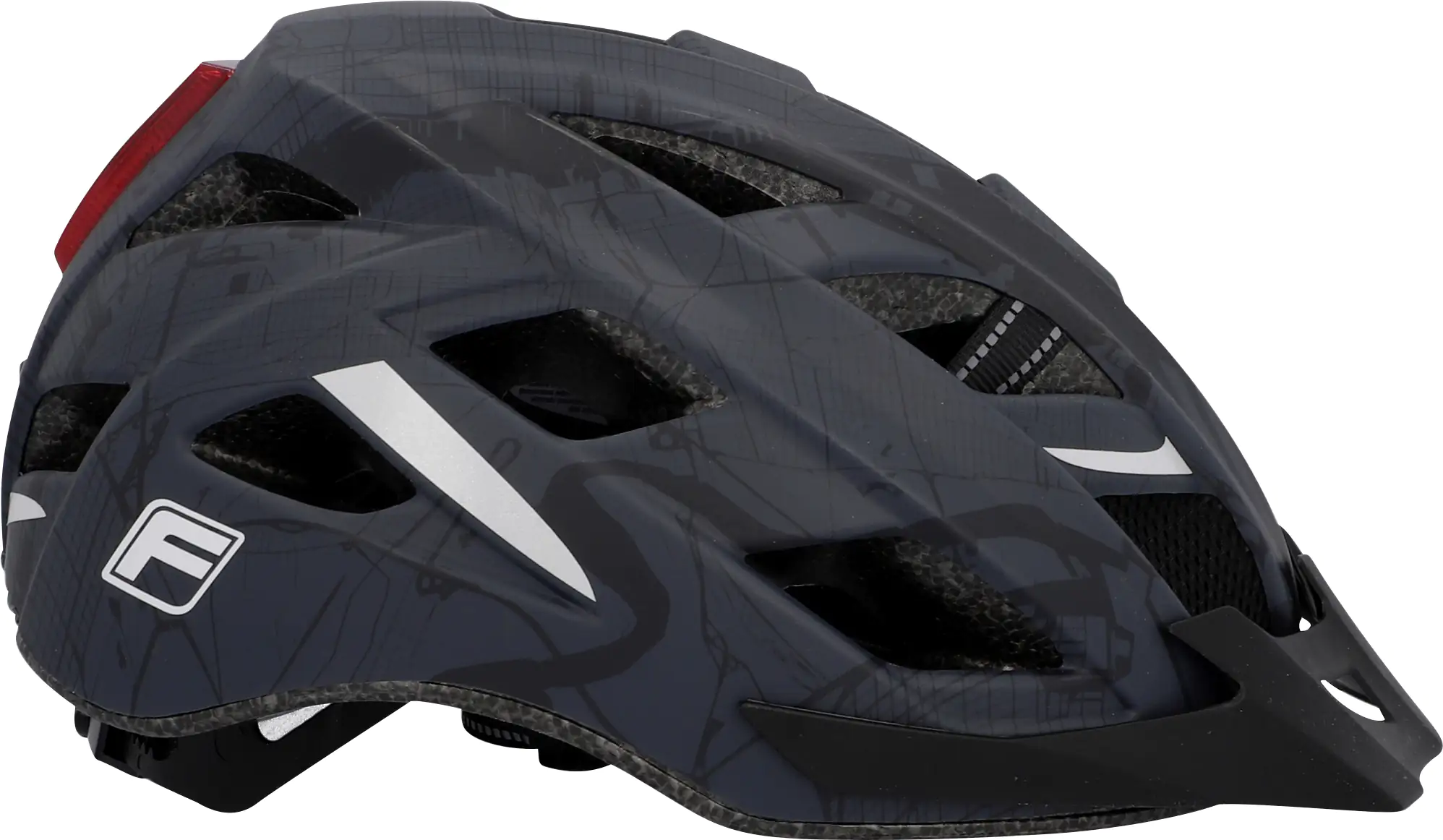 Fischer Fahrradhelm Urban Plus Brooklyn L/XL  schwarz matt Fischer Fahrradhelm Urban Plus Brooklyn L/XL  schwarz matt