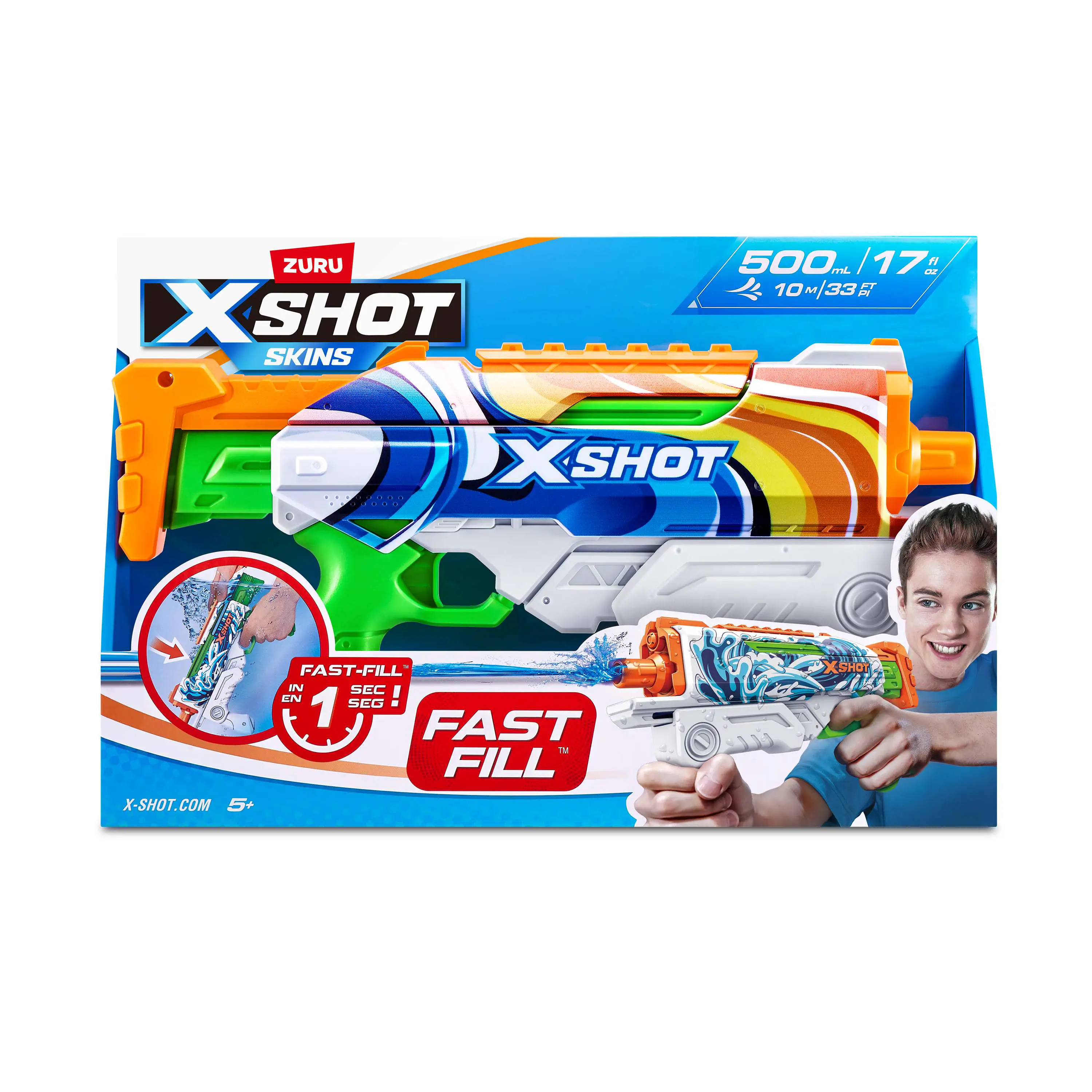Zuru Wasserpistole X-Shot Skins Hyperload Water Fast Fill Zuru Wasserpistole X-Shot Skins Hyperload Water Fast Fill