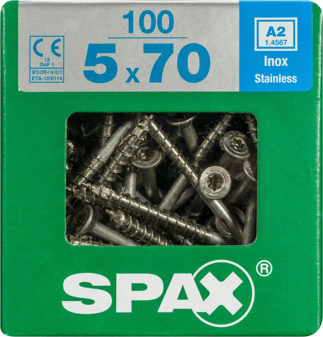 Spax Universalschrauben 5.0 x 70 mm TX 20 - 100 Stk.