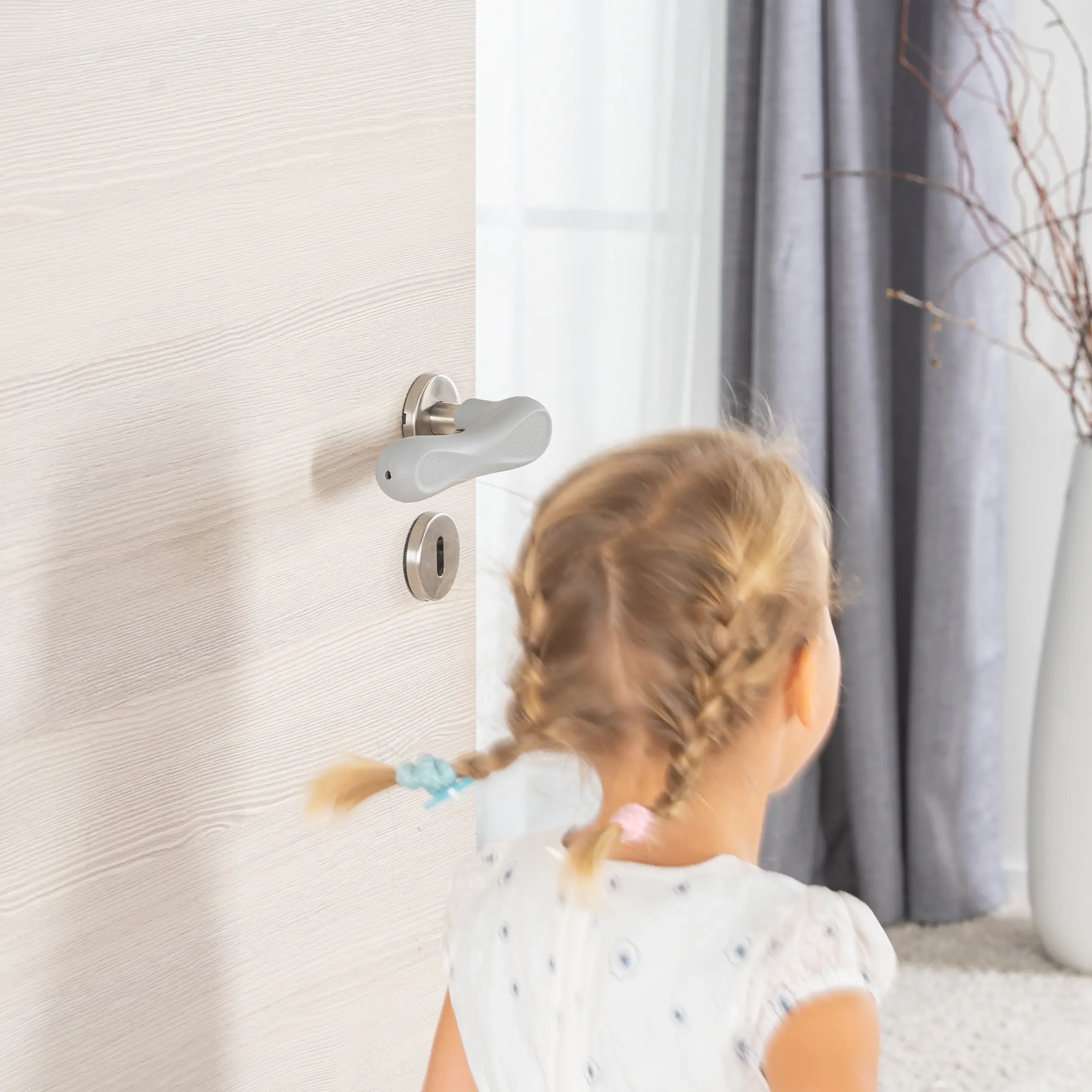 reer Türgriffschutz HandleGuard Silikon grau 4 Stück