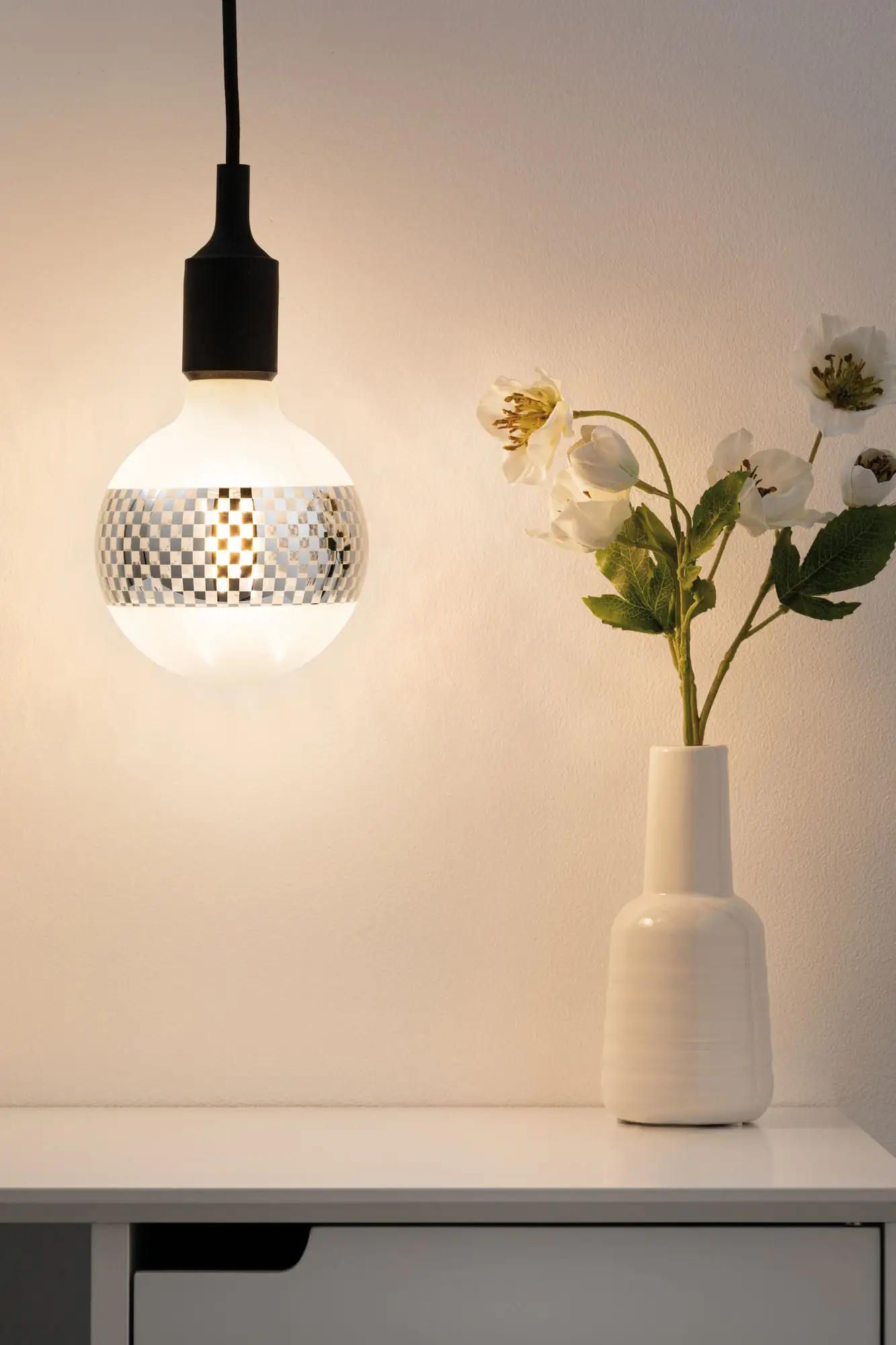 Paulmann LED Leuchtmittel G125 Ringspiegel silber E27 dimmbar