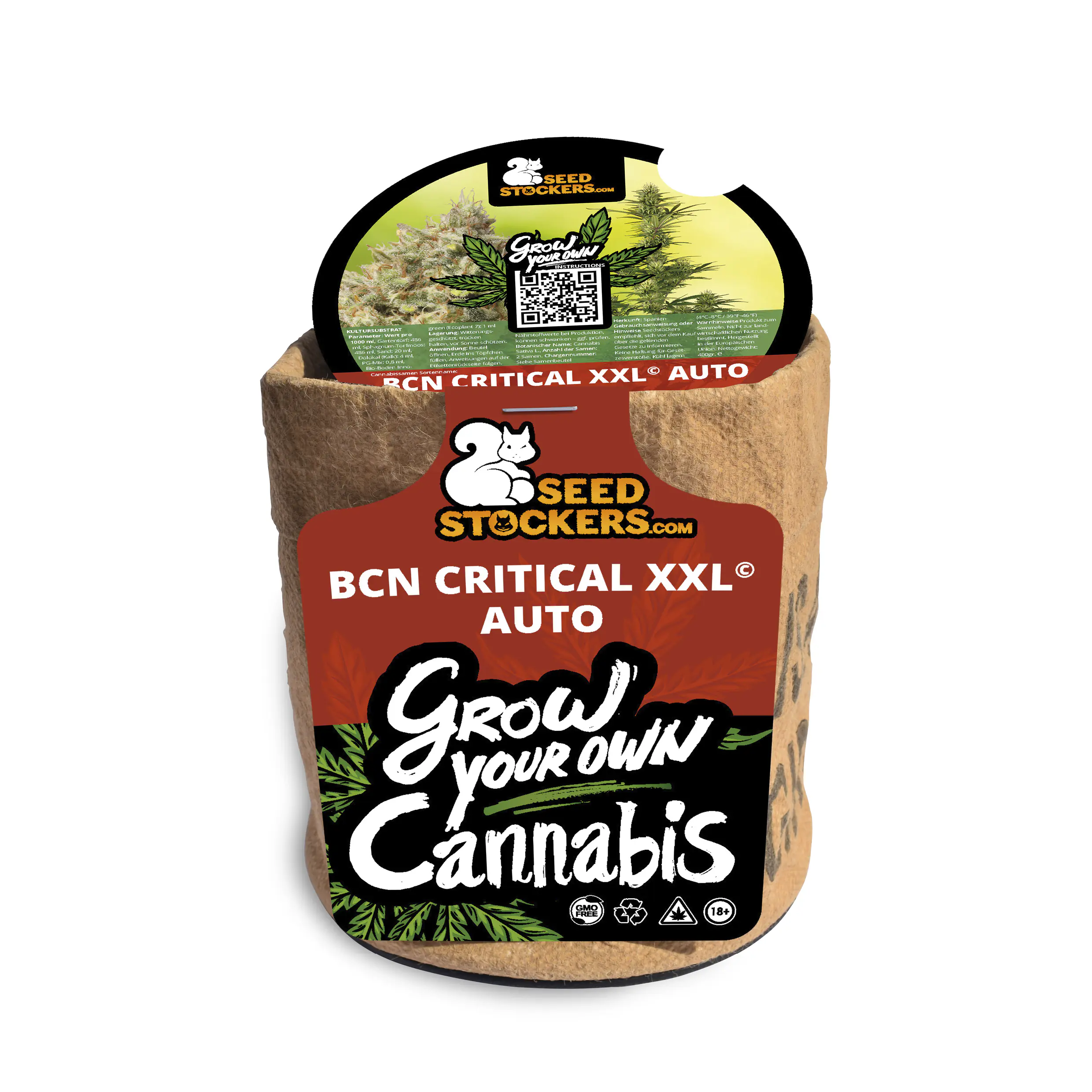 Seedstockers Mini Anbau-Set BCN Critical XXL Auto Hanfsamen