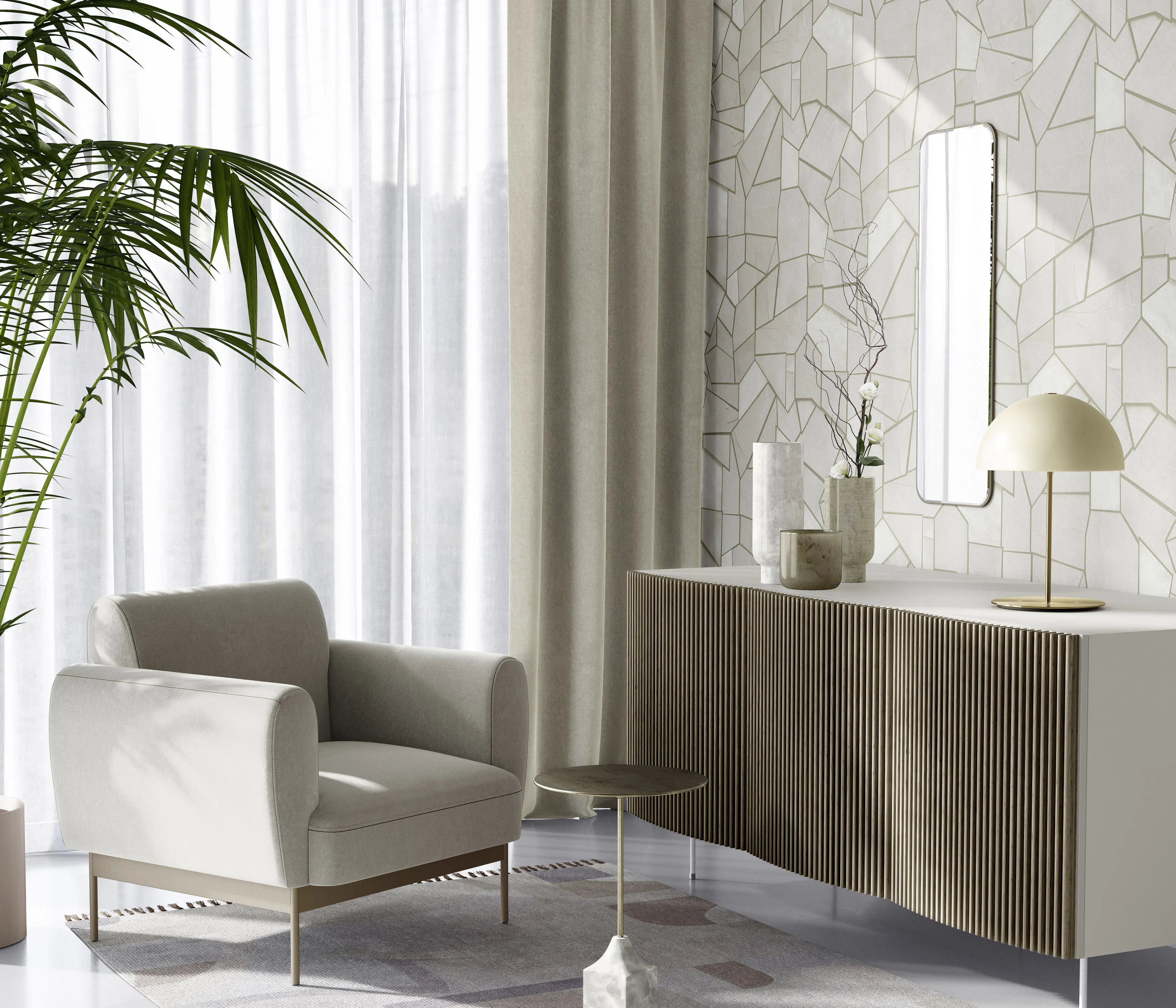 Erismann Vliestapete Grafisch beige 10,05 x 0,53 m