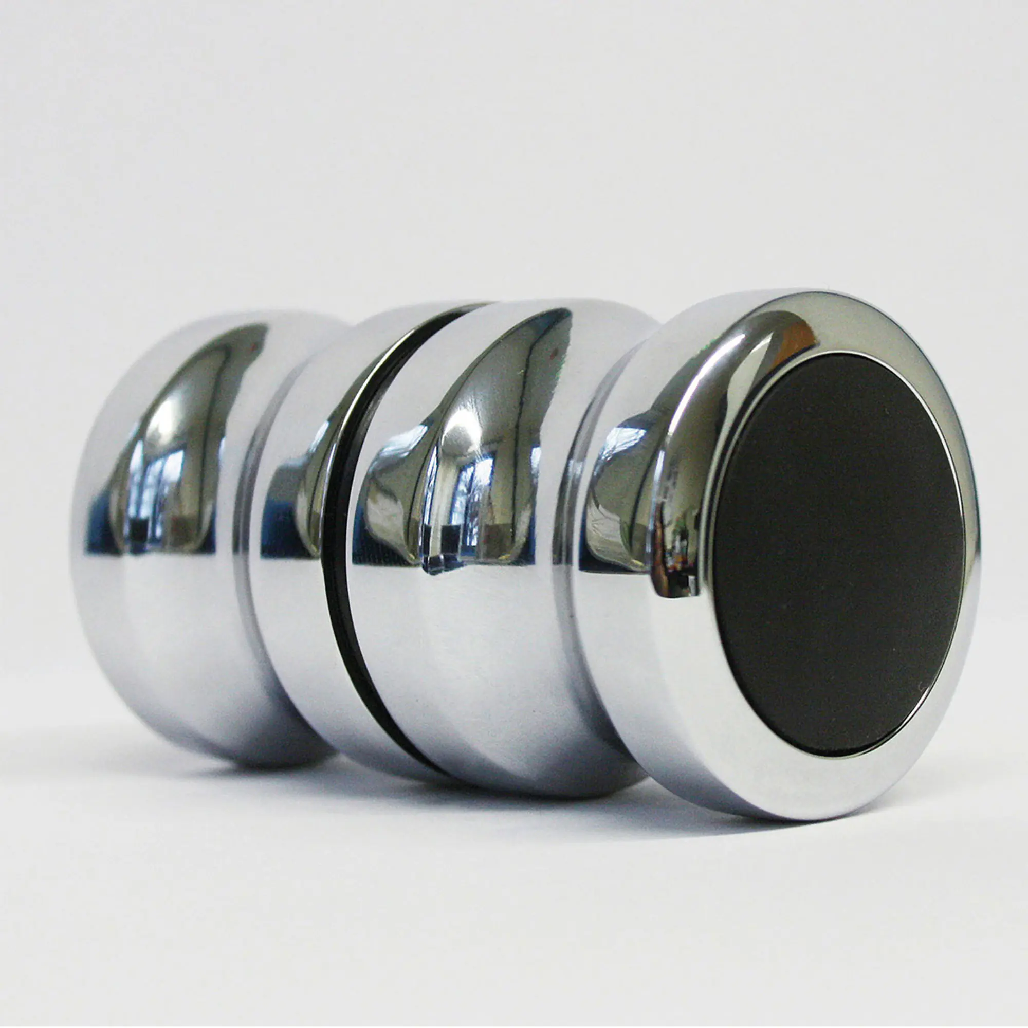 Breuer Duschtür-Knopfgriff mit Gummipuffer hochglanz verchromt