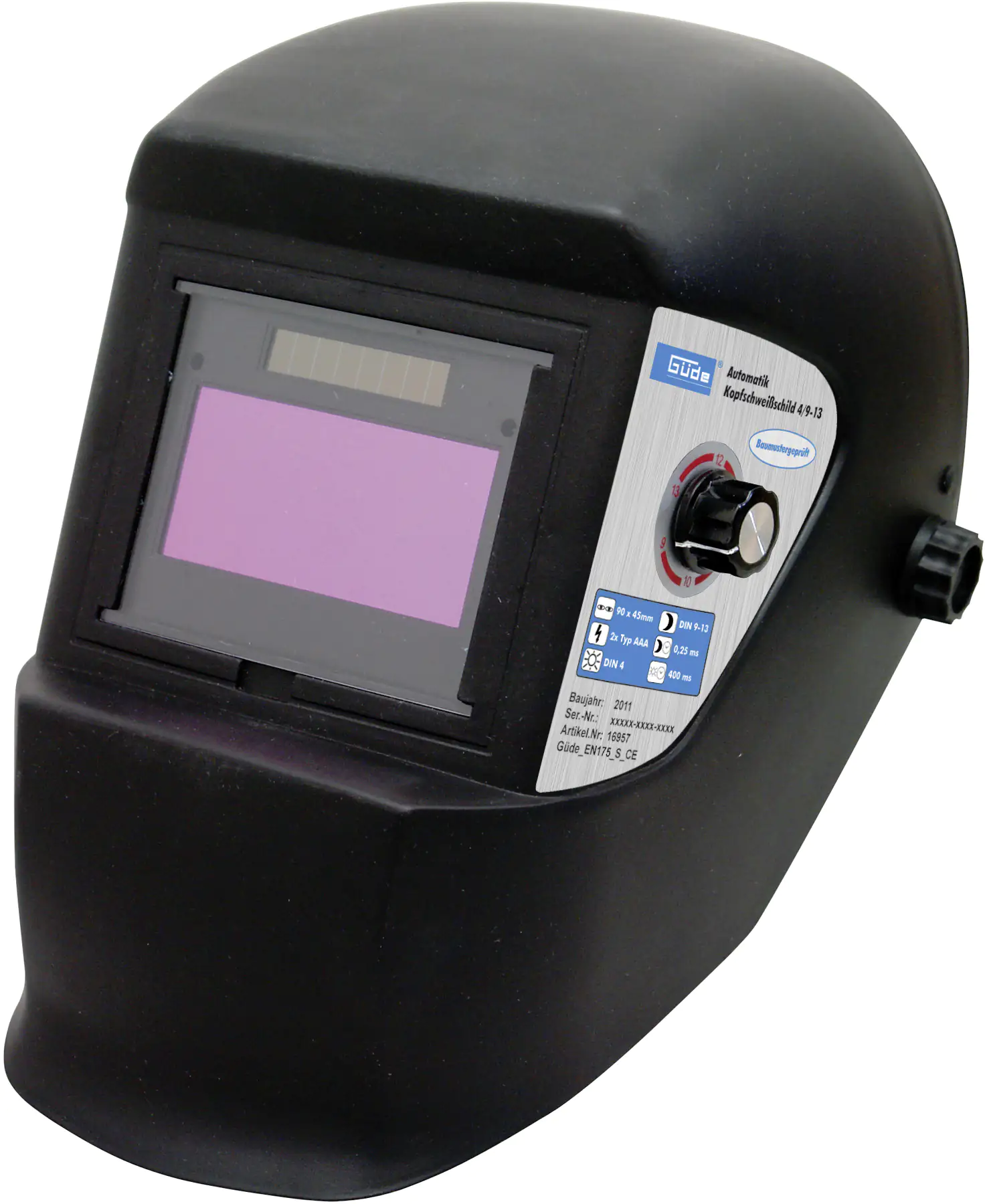 Güde Autom. Kopfschweißschild 4/9-13