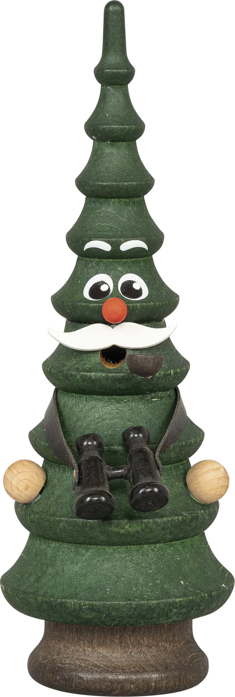 Räucherbaum Deko Holz Waldemar inkl. 5 Räucherkerzen 15 cm