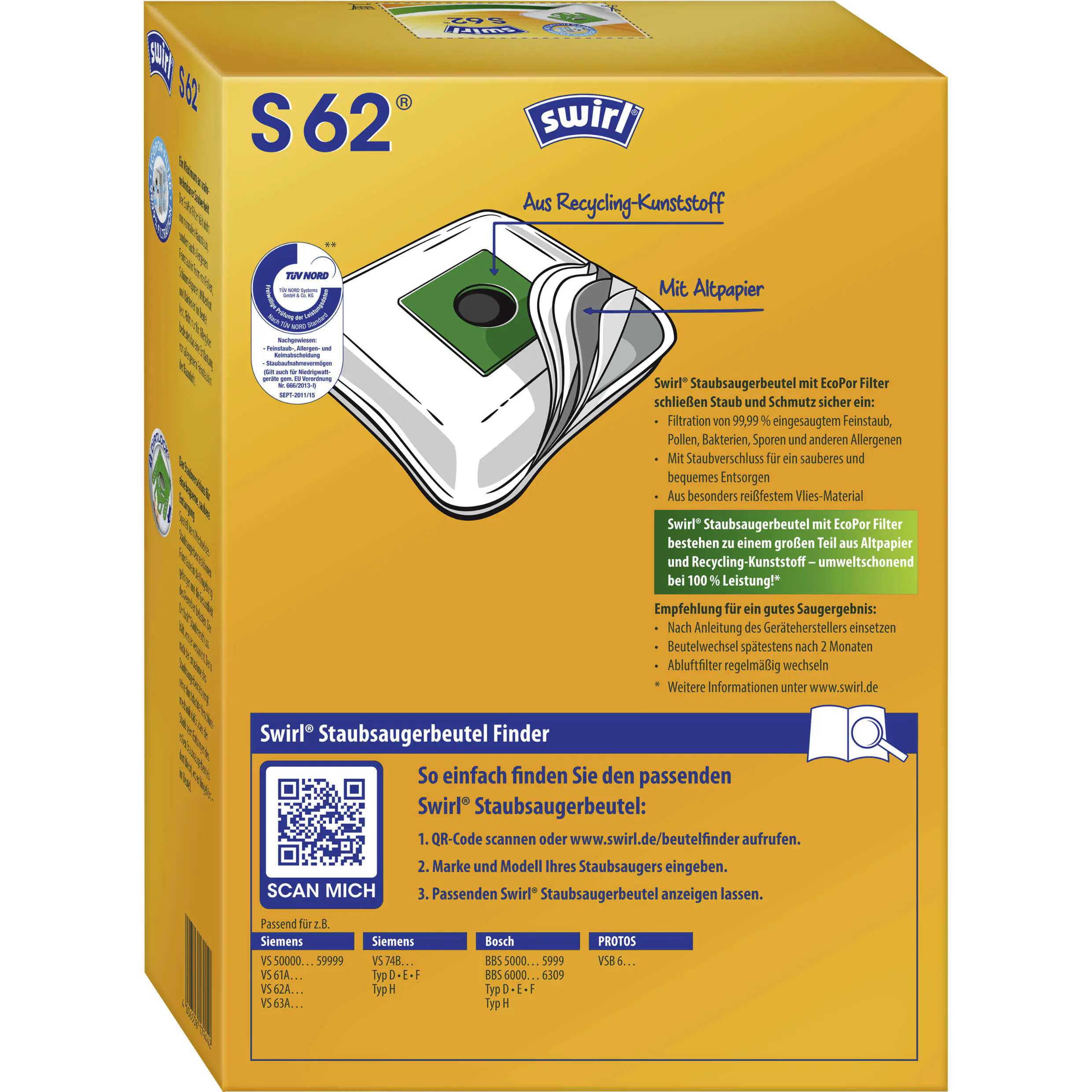 Swirl® S 62  MicroPor® Plus