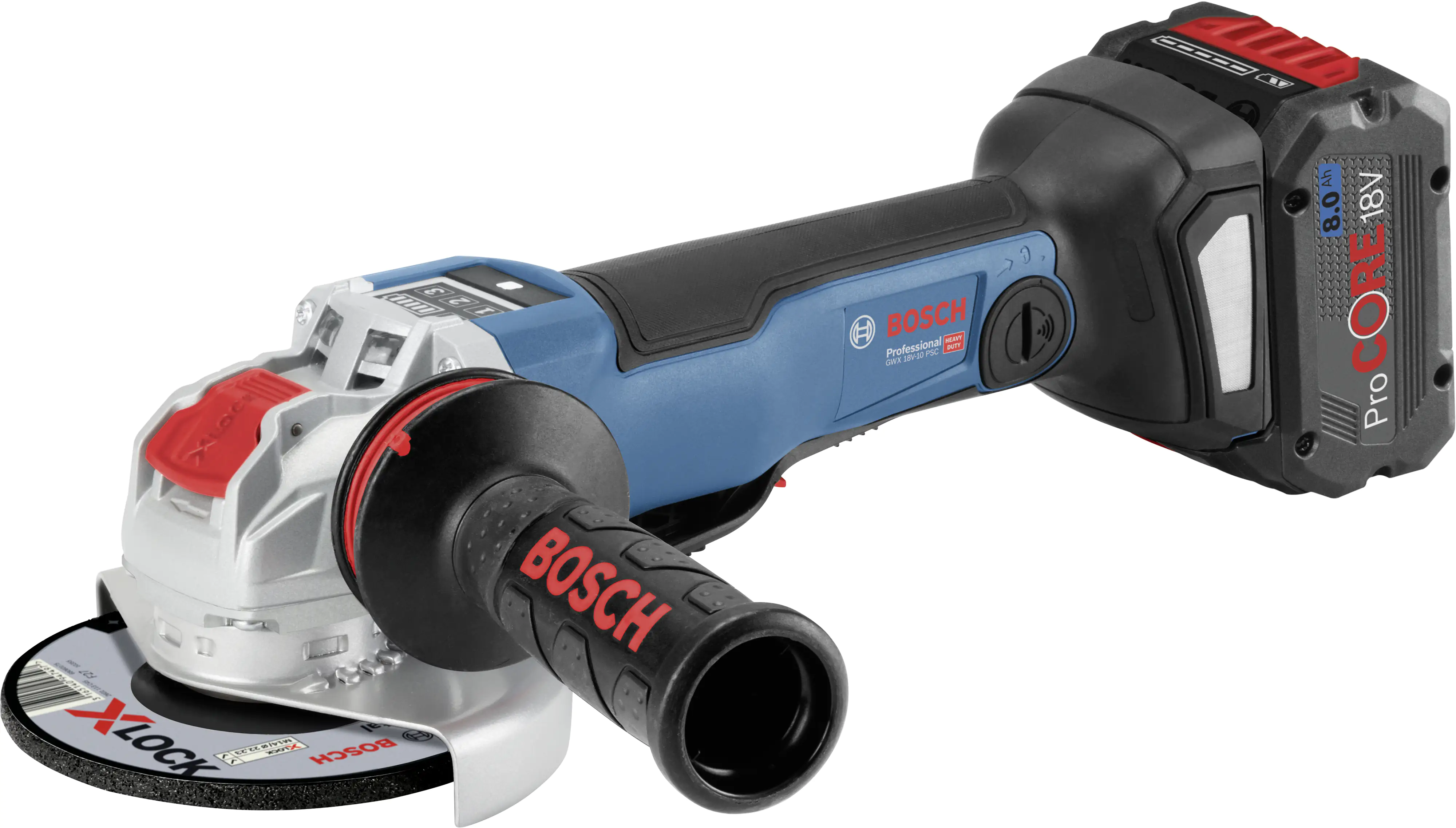 Bosch Professional Akku-Winkelschleifer GWX 18V-10 PSC X-LOCK in L-Boxx