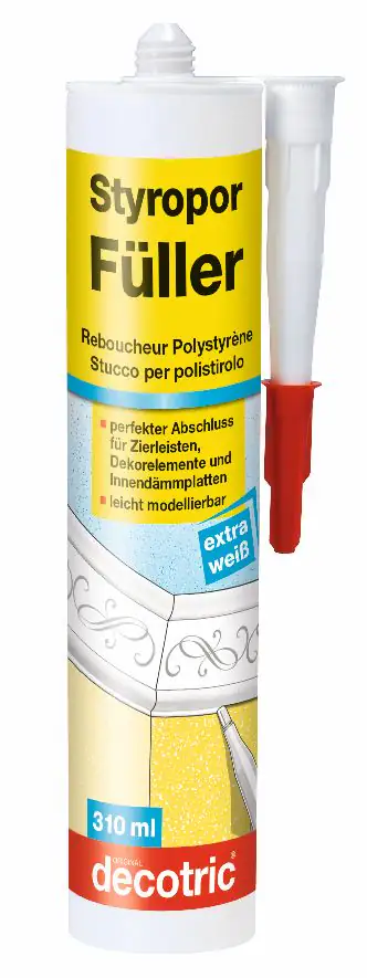 Decotric Styropor-Füller 310 ml weiß Decotric Styropor-Füller 310 ml weiß