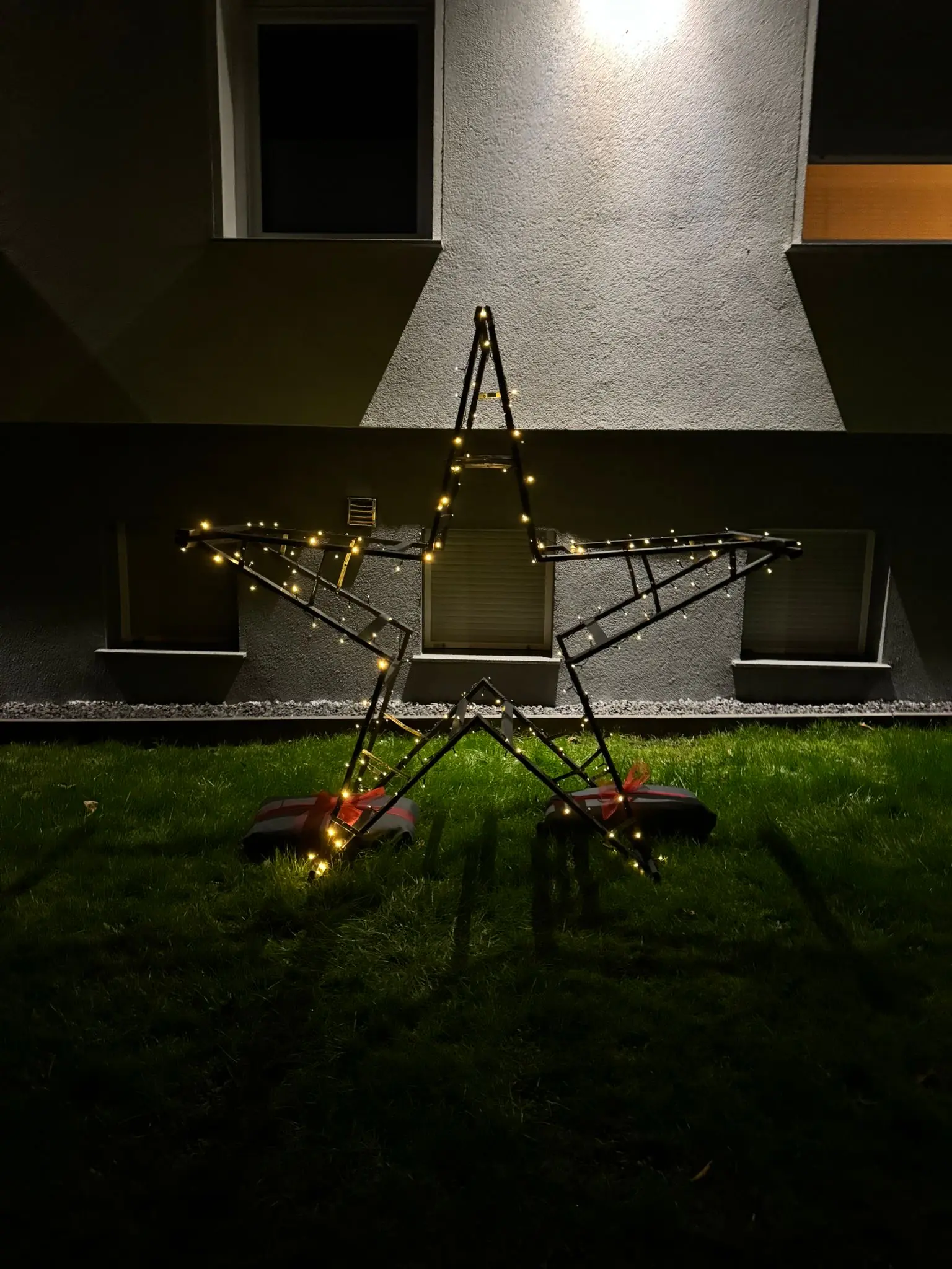 Holzklappbock Weihnachtsstern Selbstbauset