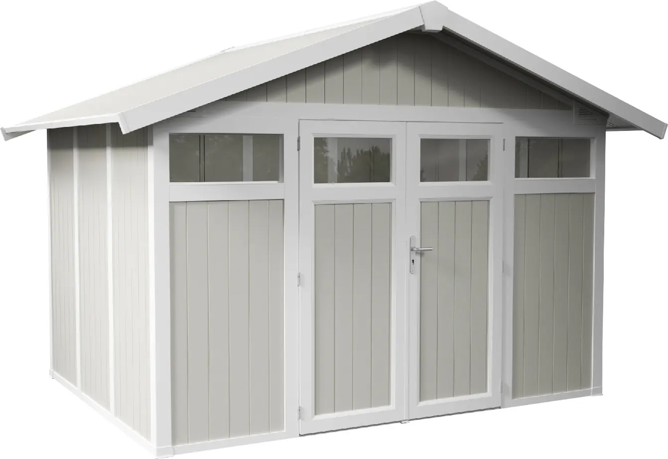 Grosfillex Gartenhaus Utility V 7,5 370 x 298 cm (inkl. Dachüberstand) Grosfillex Gartenhaus Utility V 7,5 370 x 298 cm (inkl. Dachüberstand)