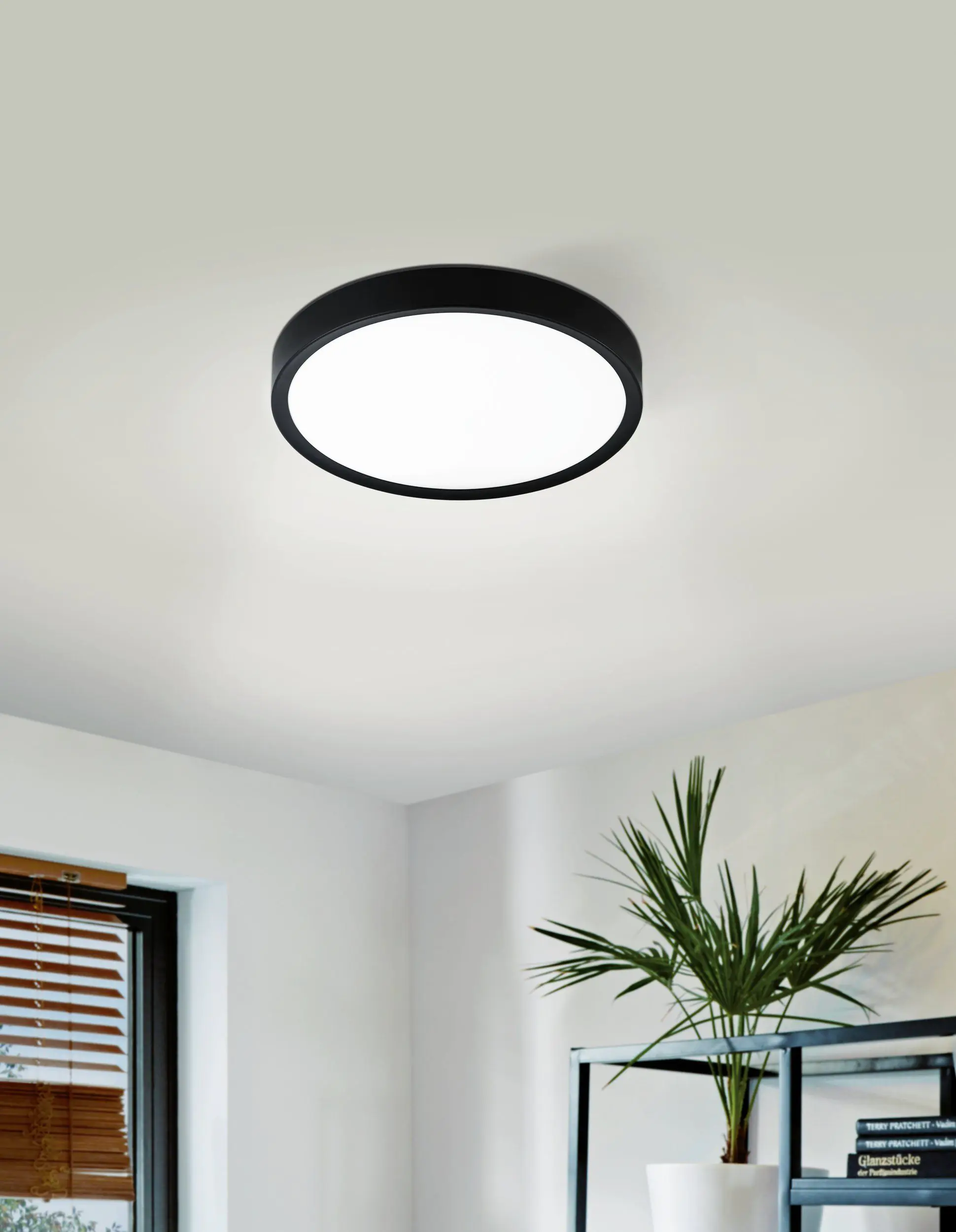 Eglo LED Deckenleuchte Giglio schwarz Ø 34 cm